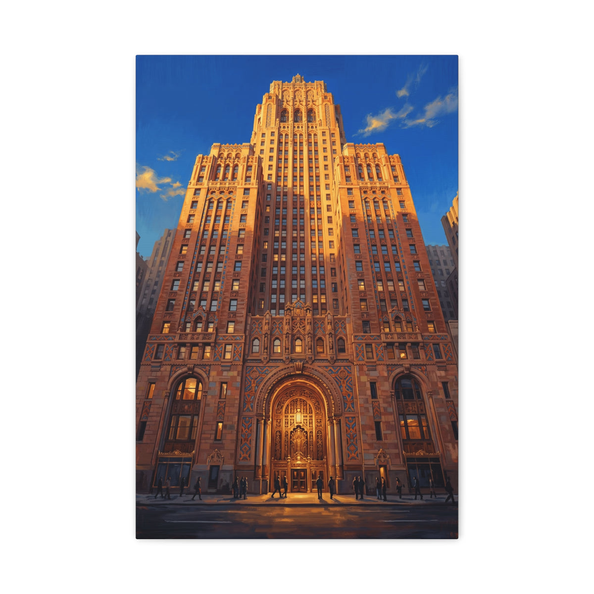 Detroit Guardian Building — Stretched Canvas Wall Art