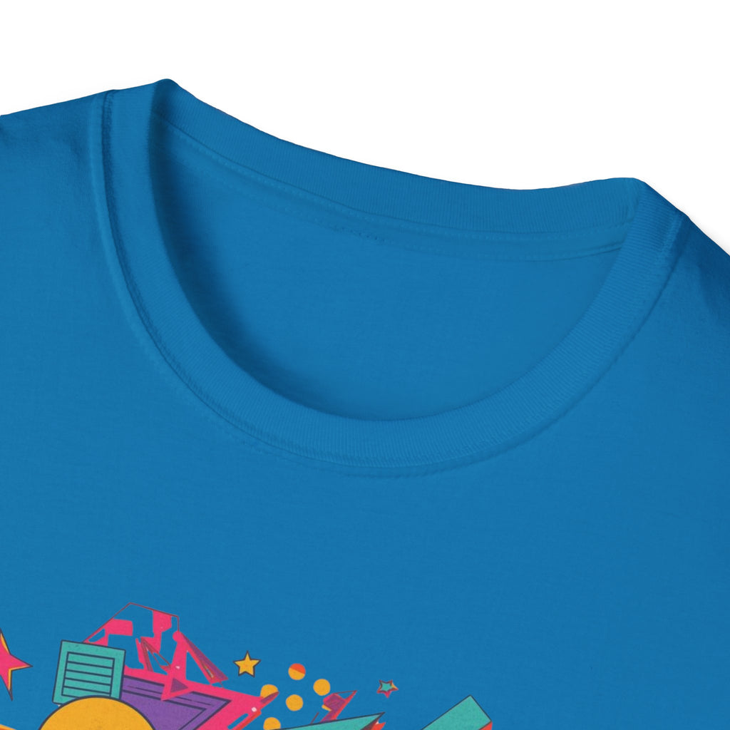 Dublin Retro Graphic T-Shirt — Bright 80s Style City Souvenir