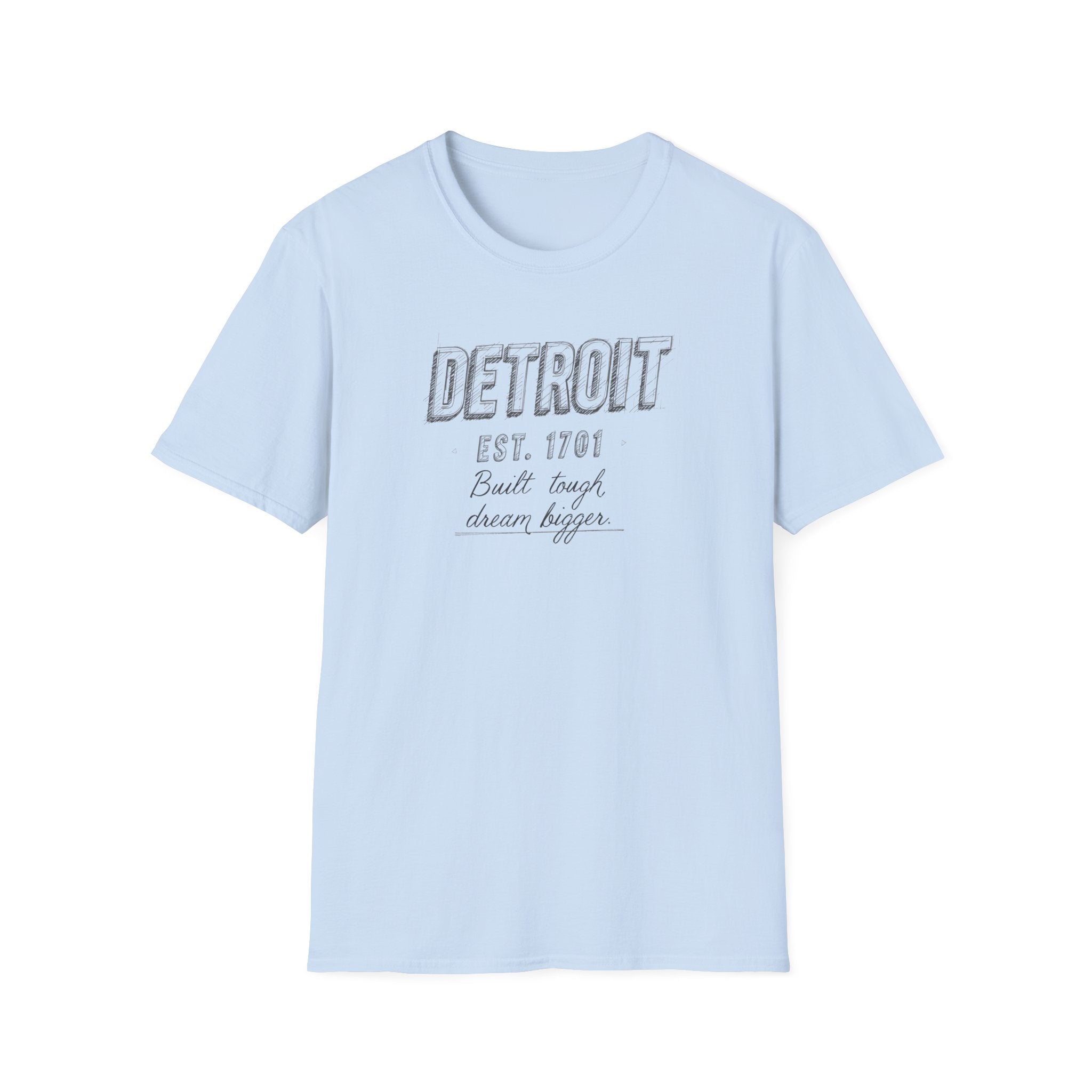 Detroit Vintage Graphic T-Shirt — "Detroit Est. 1701" City Pride Tee