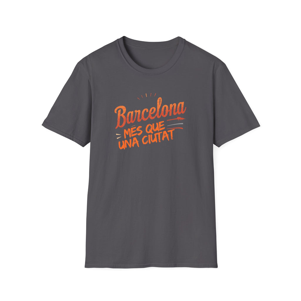 Barcelona Mes Que Una Ciutat T-Shirt | Catalonia Spanish City Tee