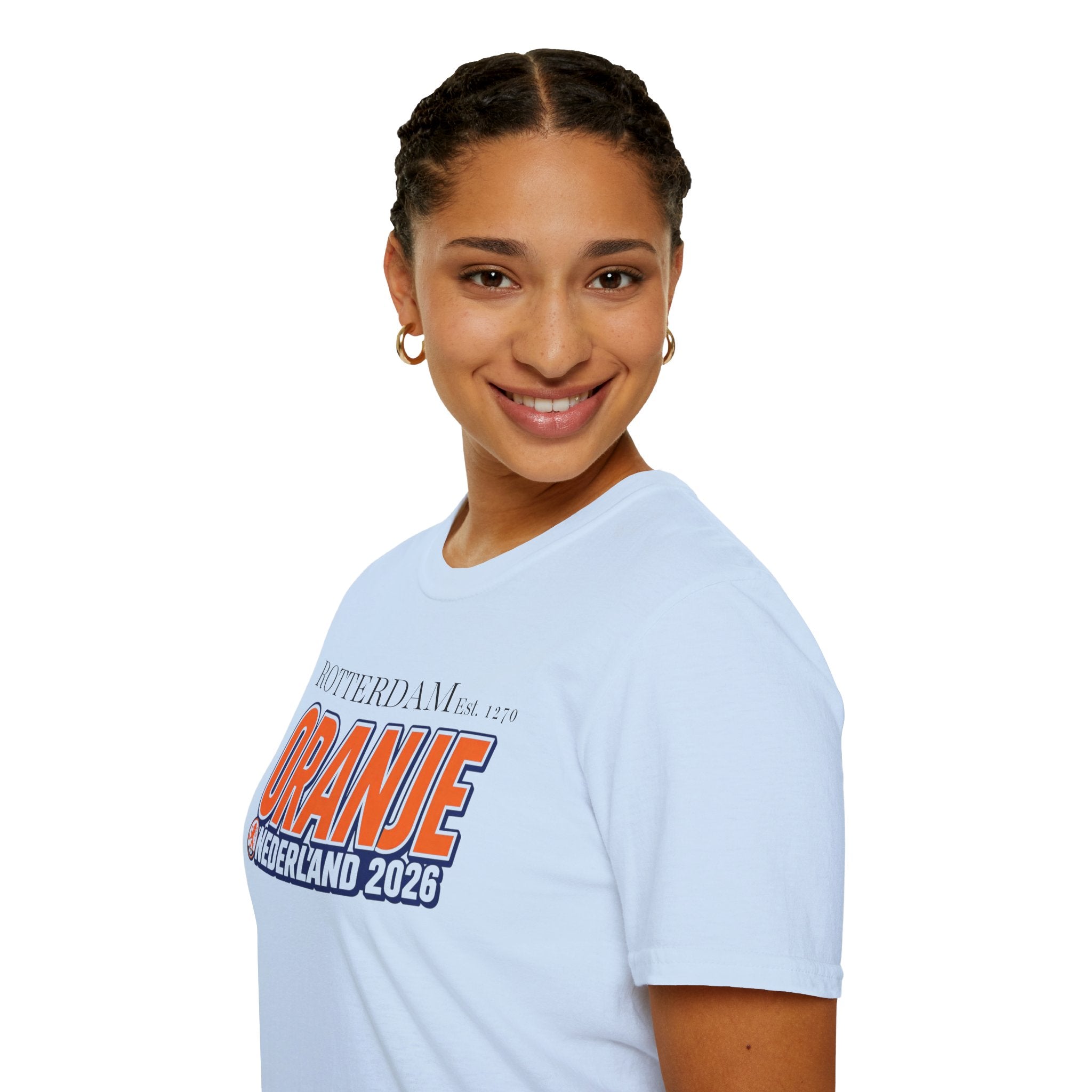 Oranje Nederland 2026 T-Shirt — Rotterdam Football Fan Tee
