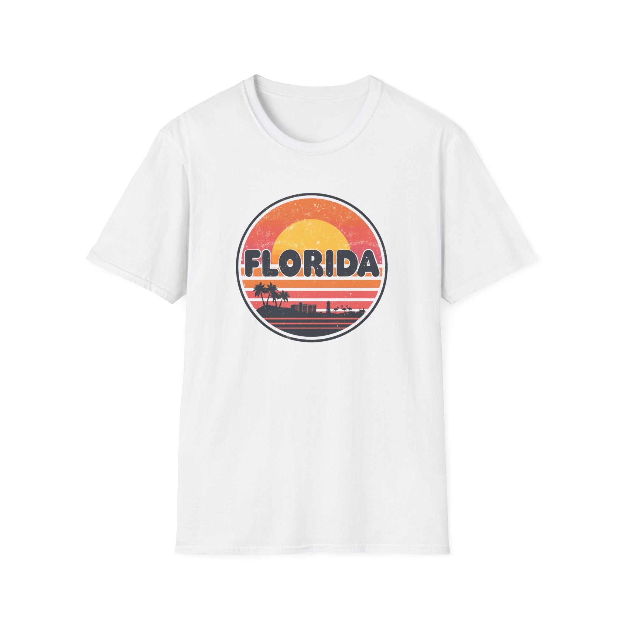 Florida Sunset T-Shirt — Vintage Beach Graphic Tee