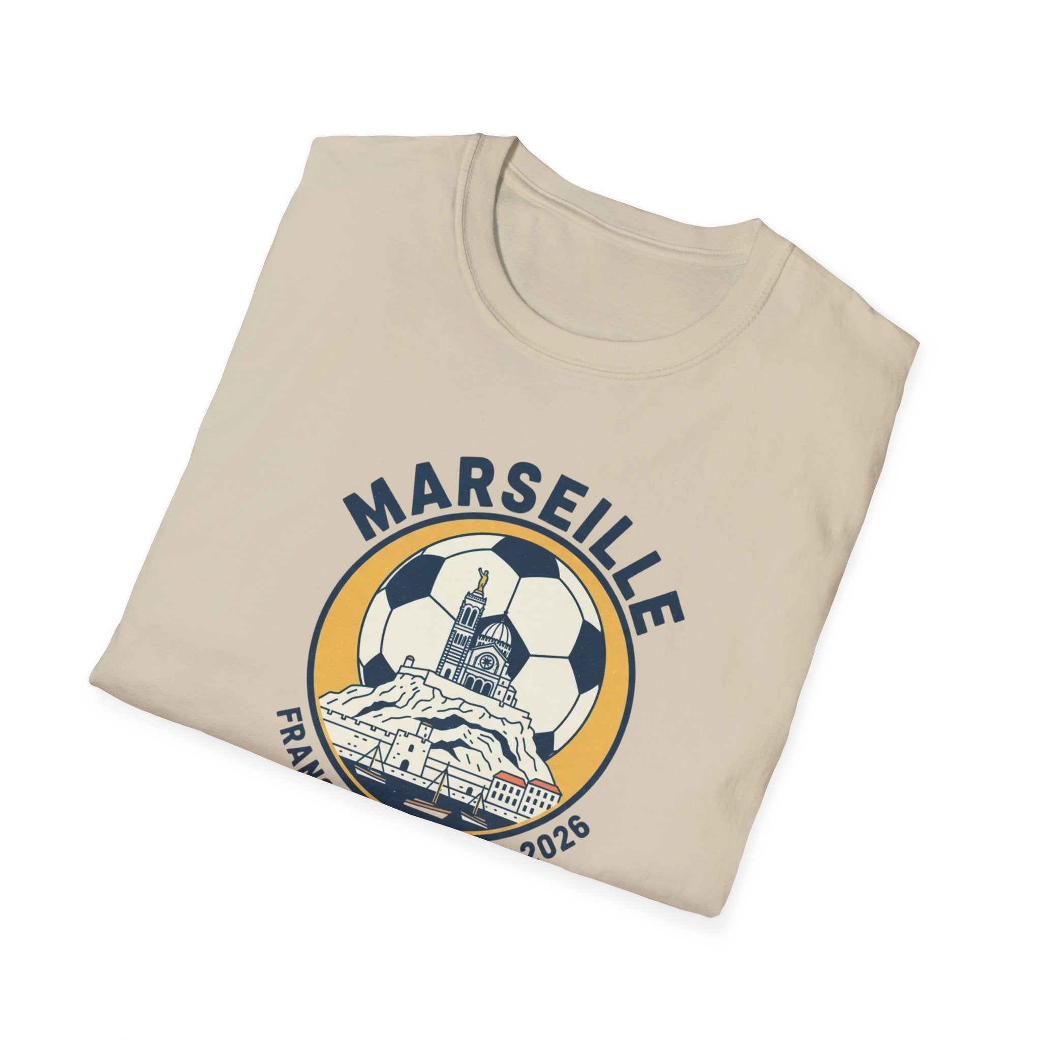 Marseille Soccer T‑Shirt – France World Cup 2026 Stadium Graphic