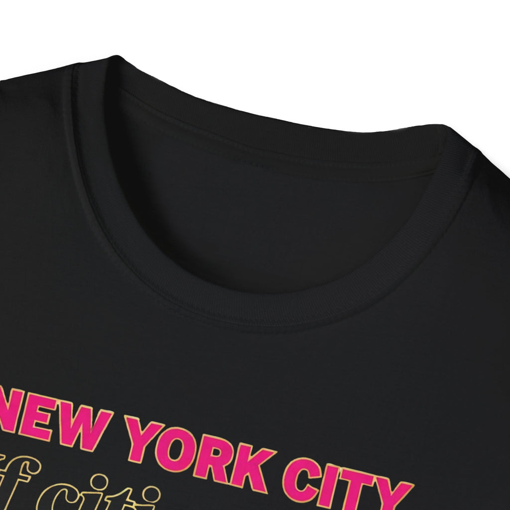 T-Shirt — "New York City: If cities could talk, mine would sass" Lipstick & Kiss Graphic