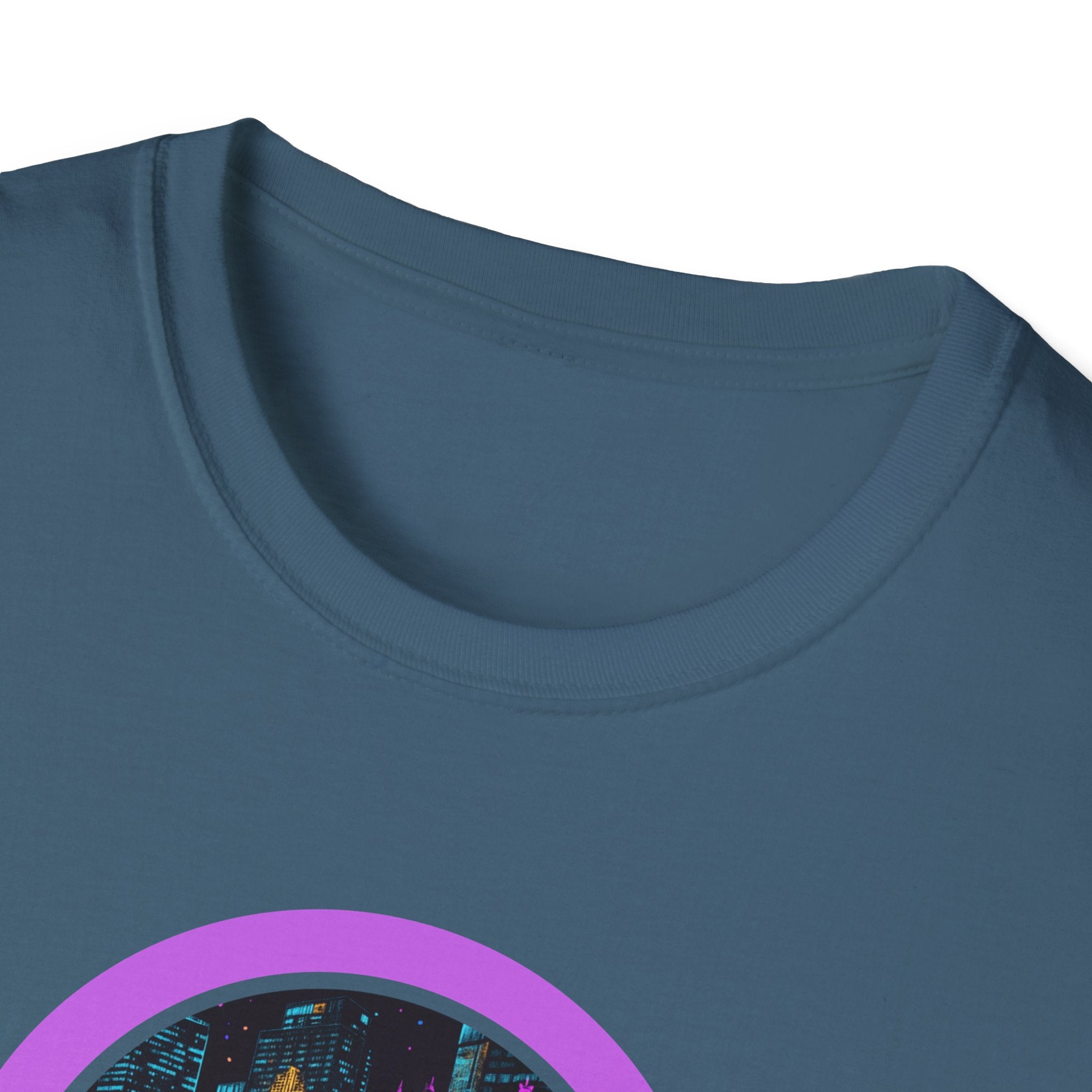 Manchester neon cityscape T-Shirt | retro skyline badge