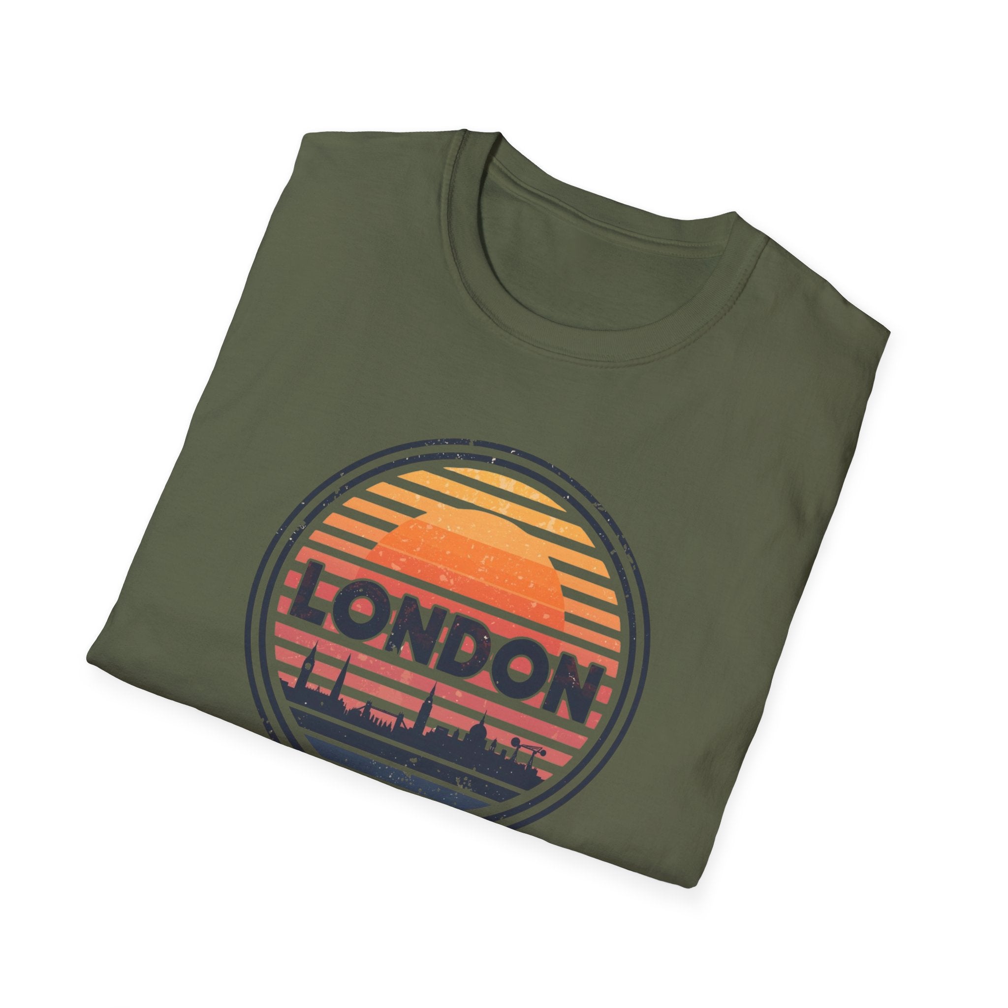London Sunset Graphic T-Shirt — Retro Skyline Tee