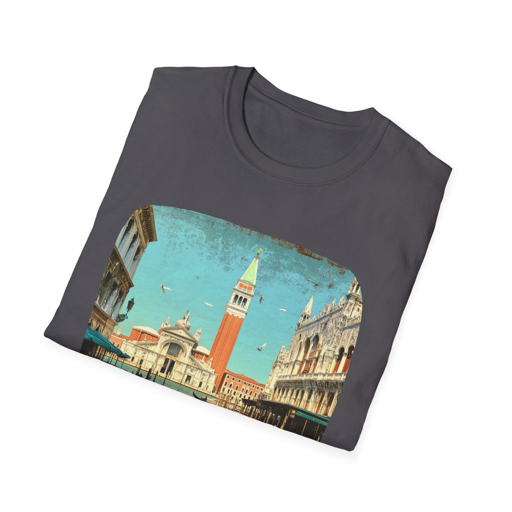 Venice Vintage Postcard T-Shirt | St. Mark's Square Travel Tee