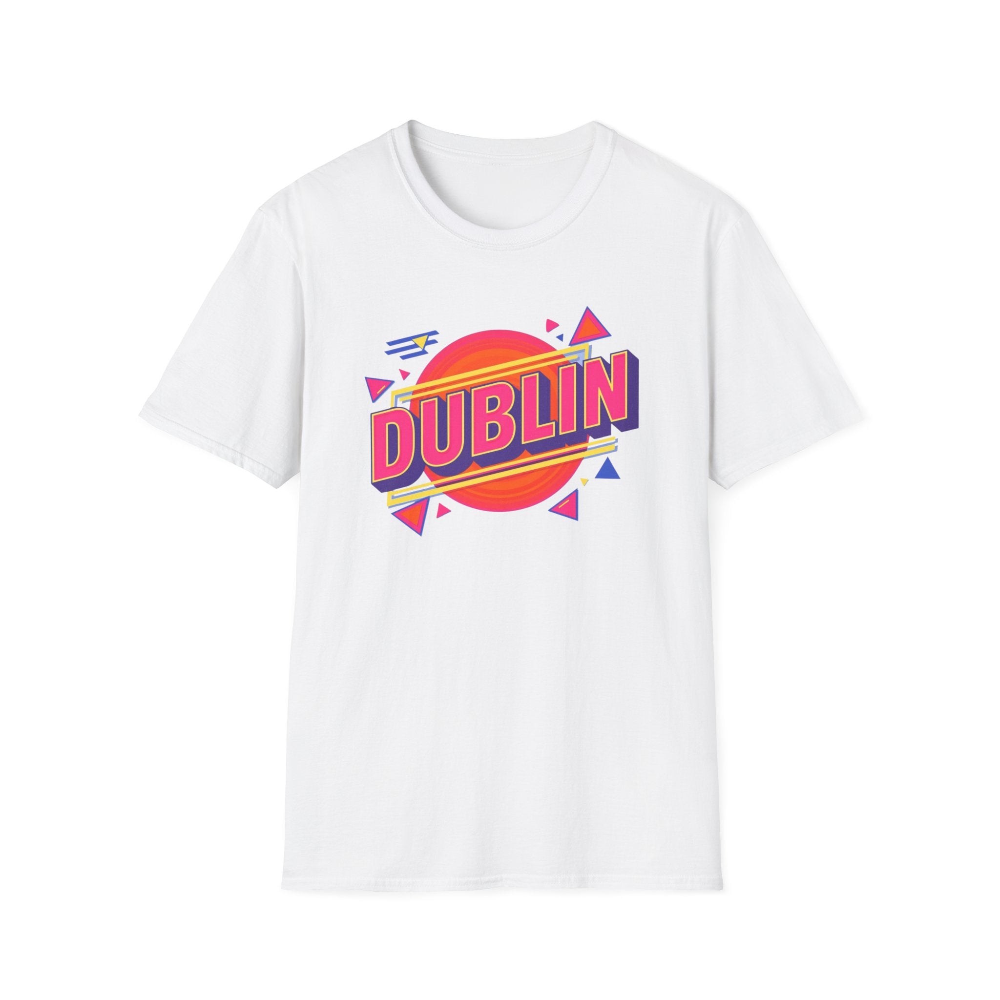 Dublin Retro 3D Unisex Softstyle T-Shirt