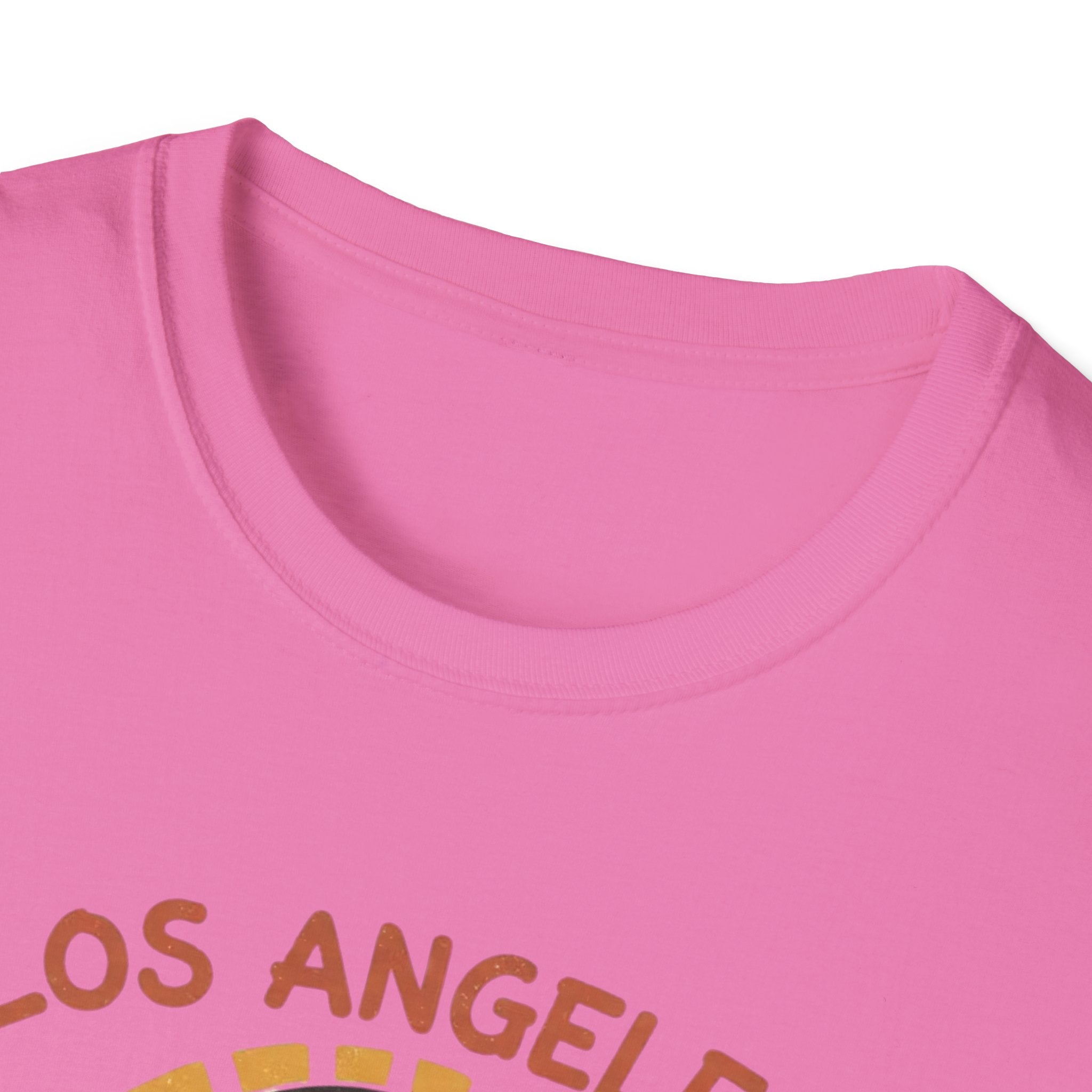 Los Angeles World Cup 2026 Soccer T-Shirt — Retro Sunset Ball Design