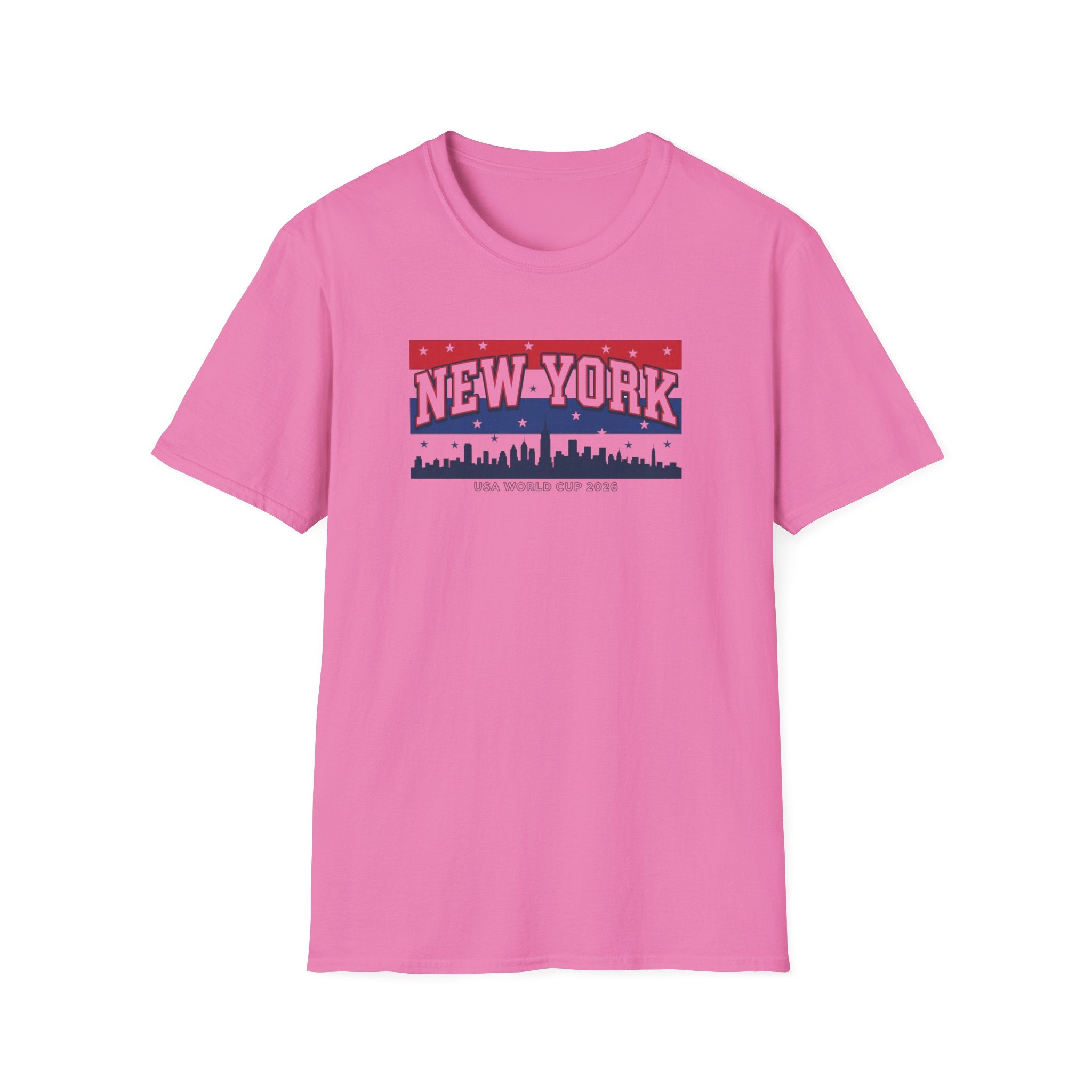 New York Skyline T-Shirt - Patriotic USA City Graphic Tee