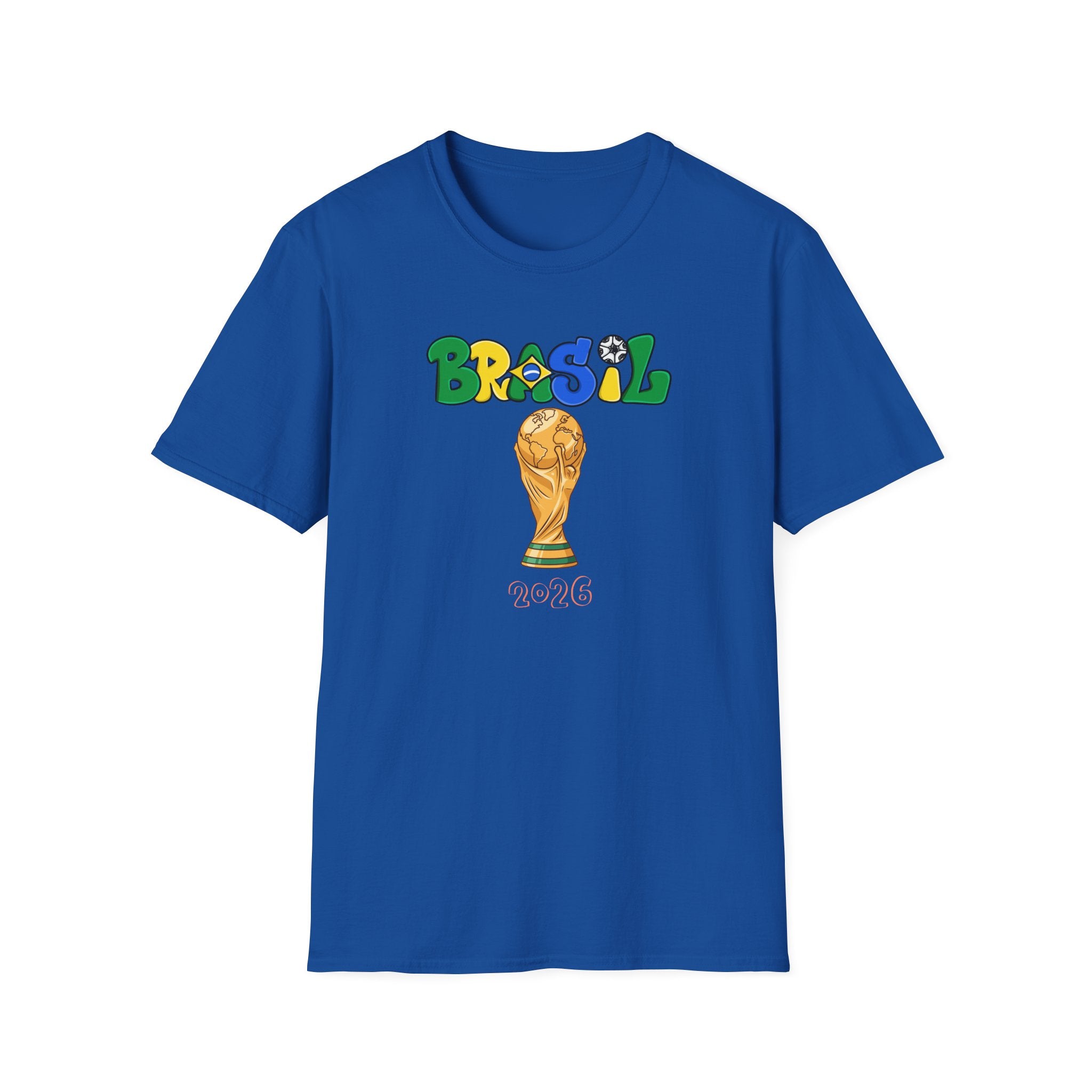 Brasil World Cup Trophy T-Shirt — Brazil Soccer Fan Tee