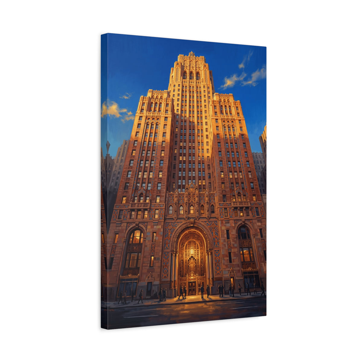 Detroit Guardian Building — Stretched Canvas Wall Art