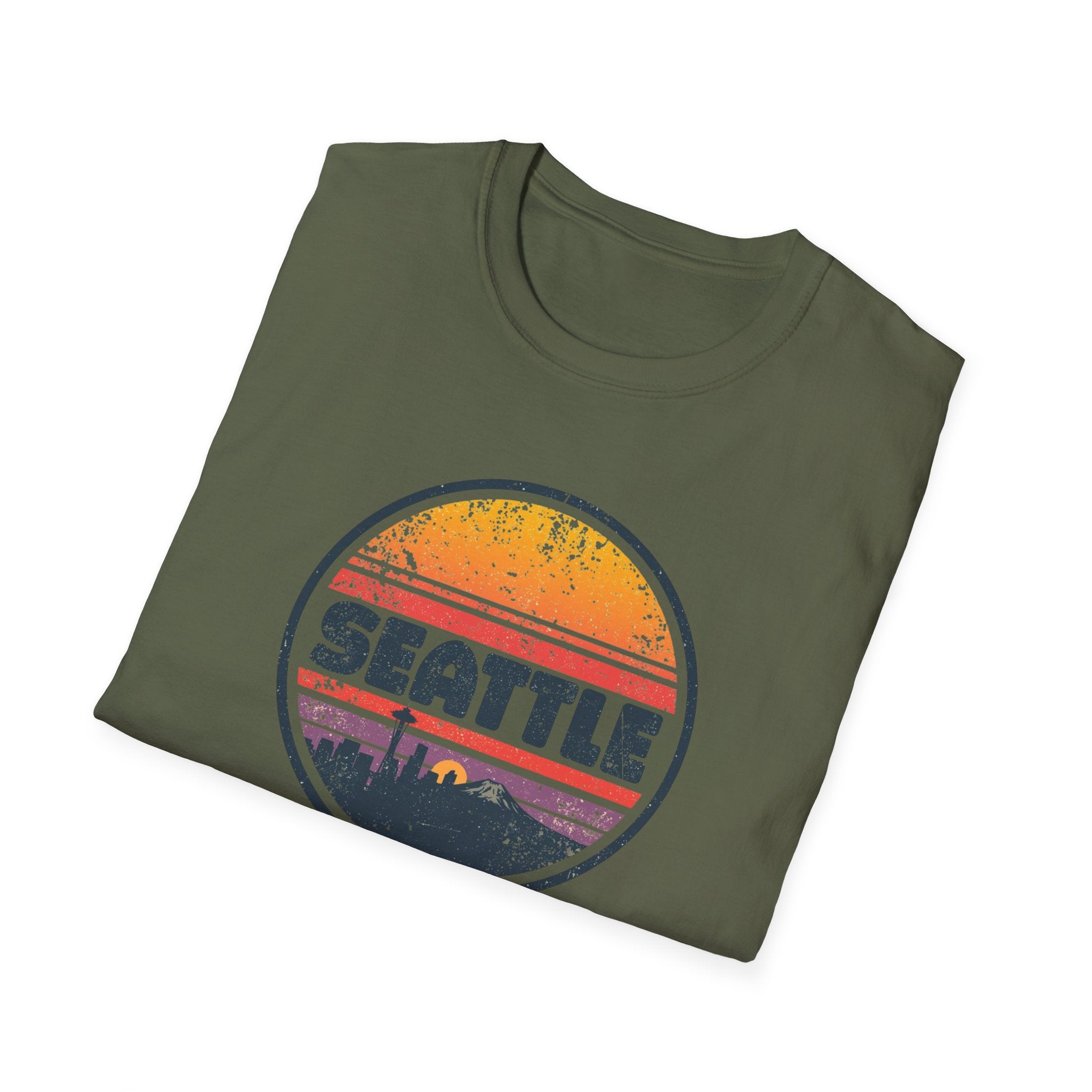 Seattle Retro Sunset T-Shirt