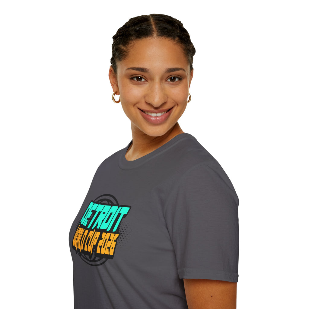 Detroit World Cup 2026 T-Shirt — Retro Soccer Graphic Tee