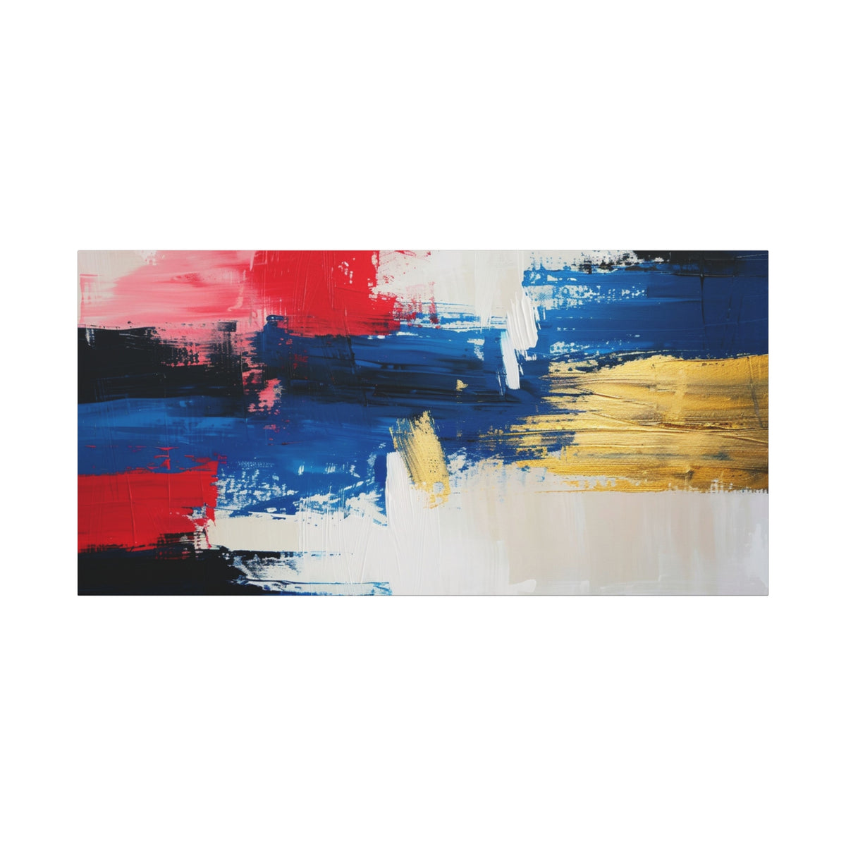 Abstract Color Splash Canvas - Paris French artistic heritage