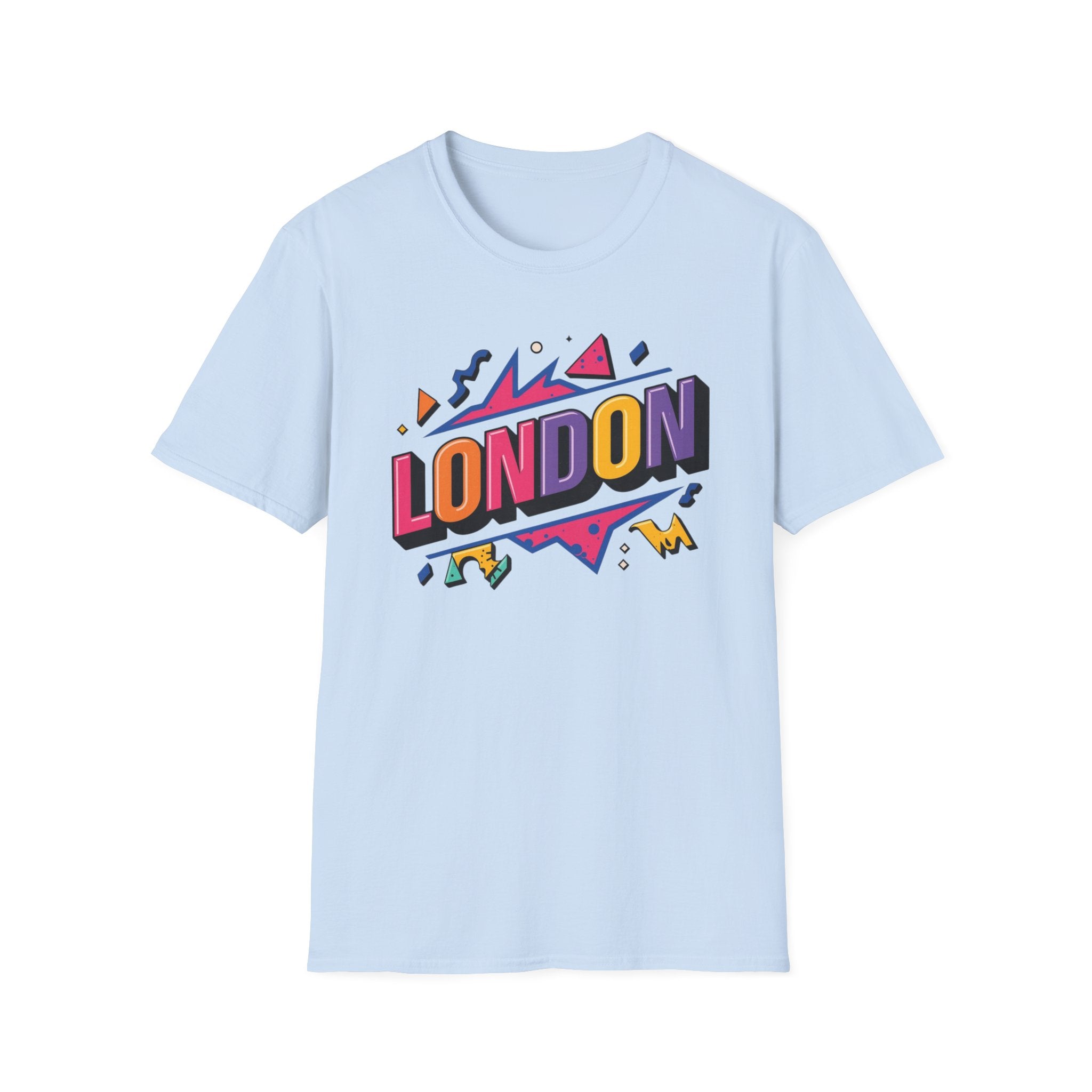 London Pop Art T-Shirt — Colorful Retro City Graphic Tee