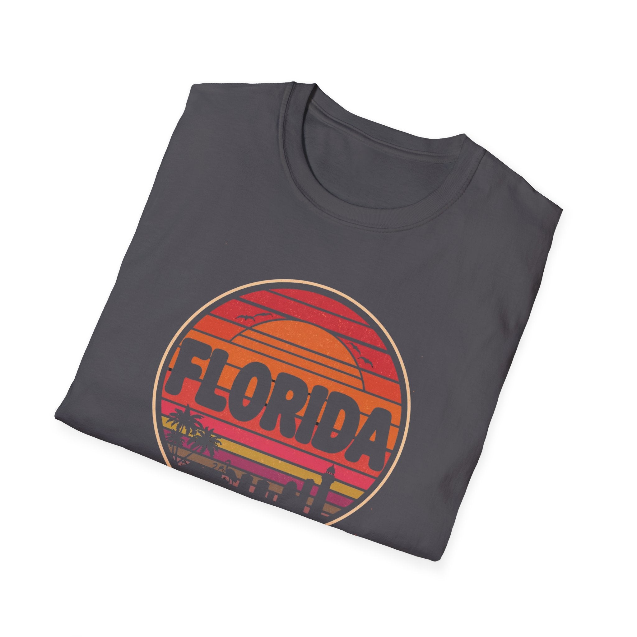 Florida Sunset T-Shirt — Retro Beach Skyline Tee