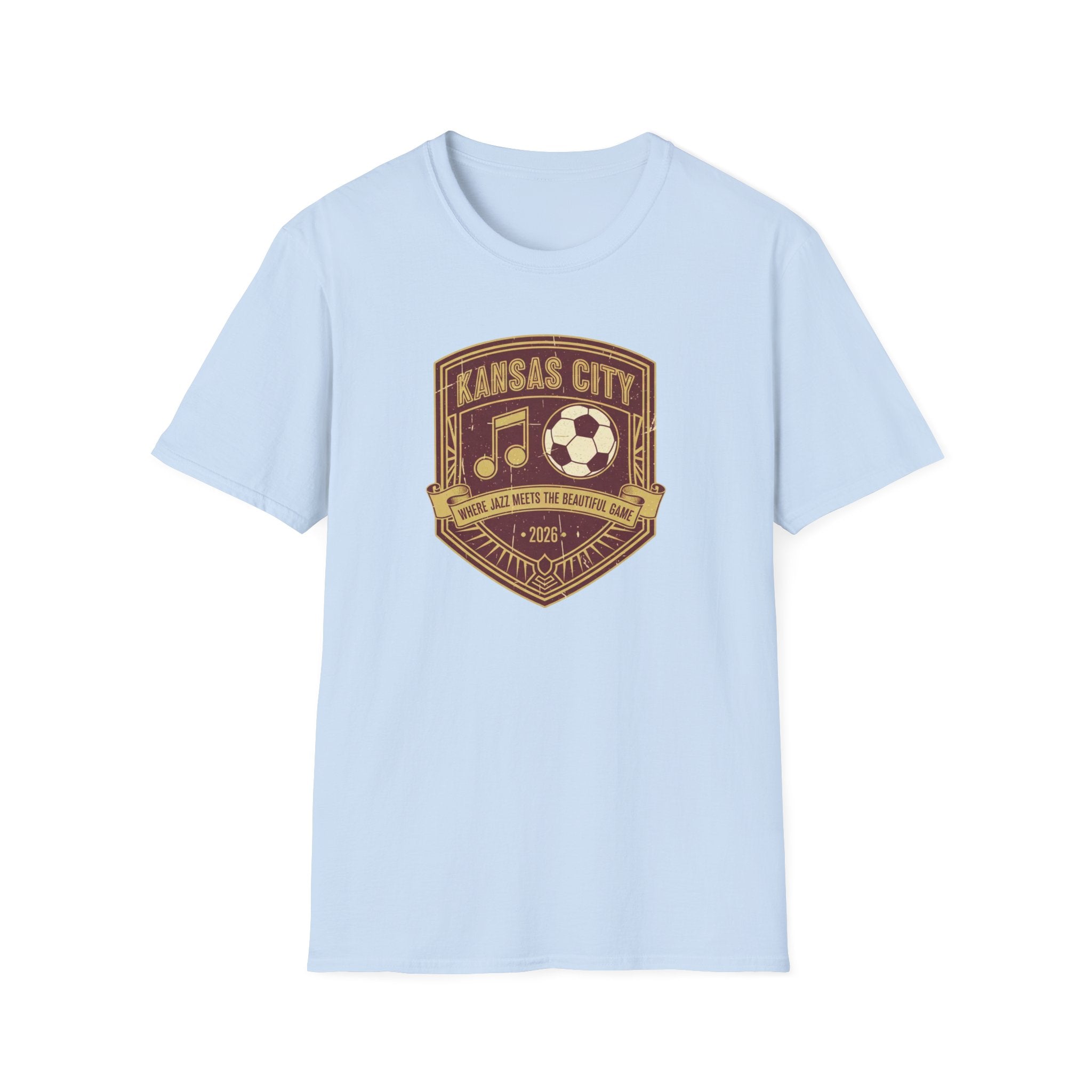 Kansas City Music & Soccer Crest T-Shirt