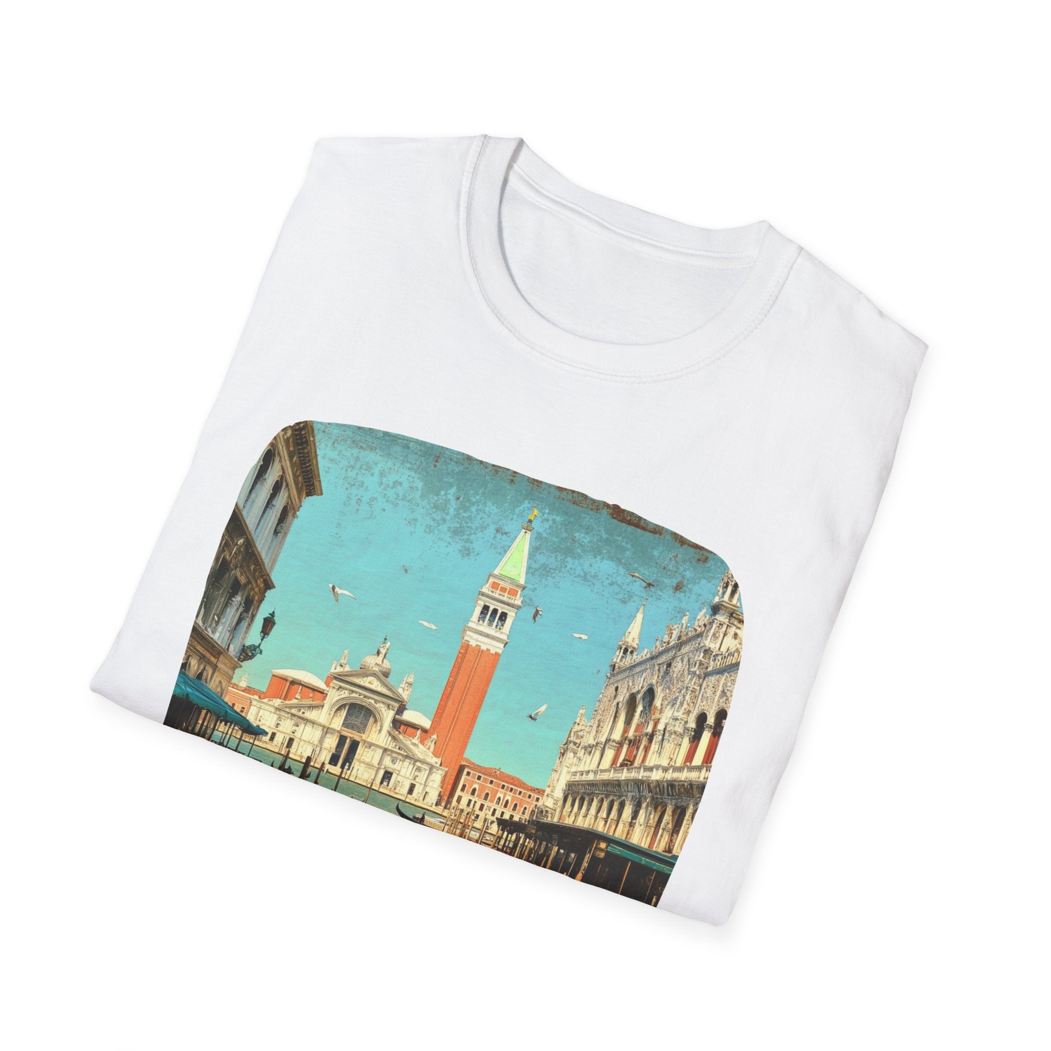Venice Vintage Postcard T-Shirt | St. Mark's Square Travel Tee