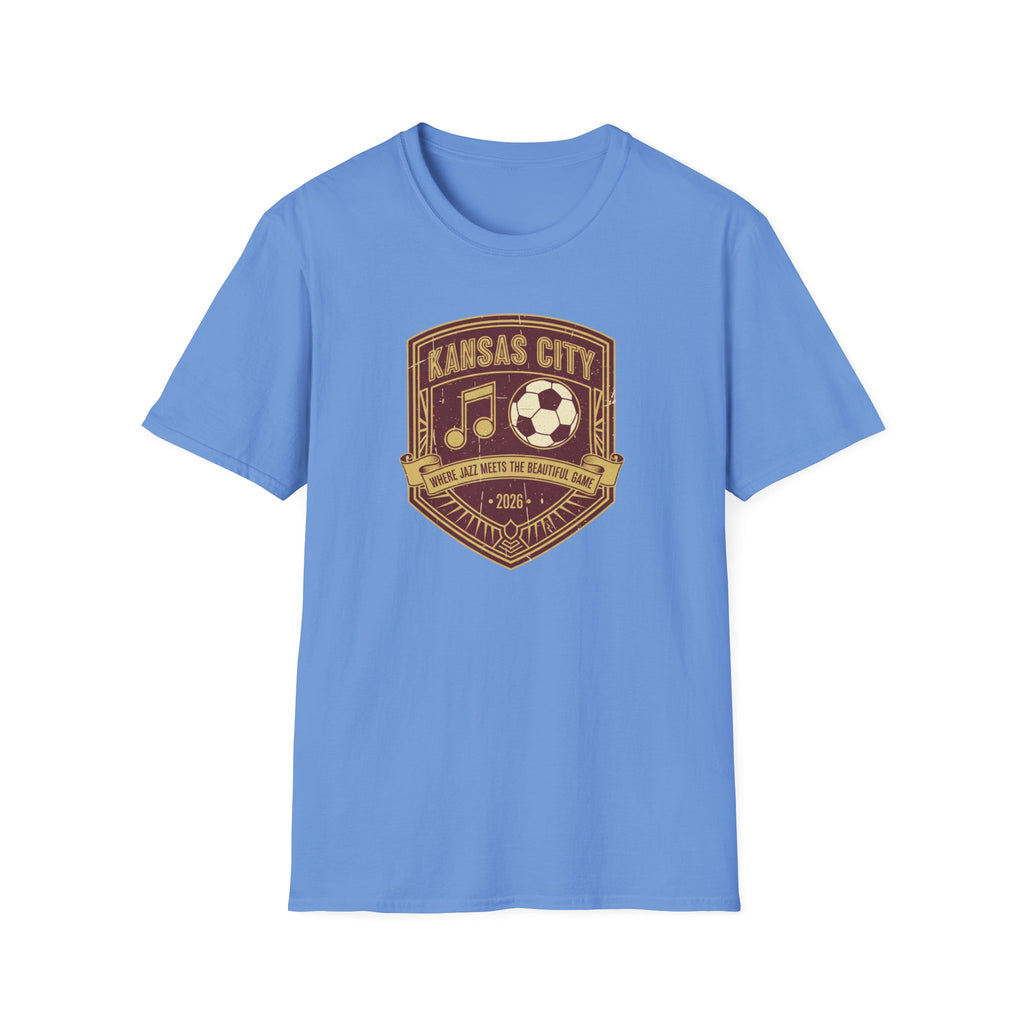 Kansas City Music & Soccer Crest T-Shirt