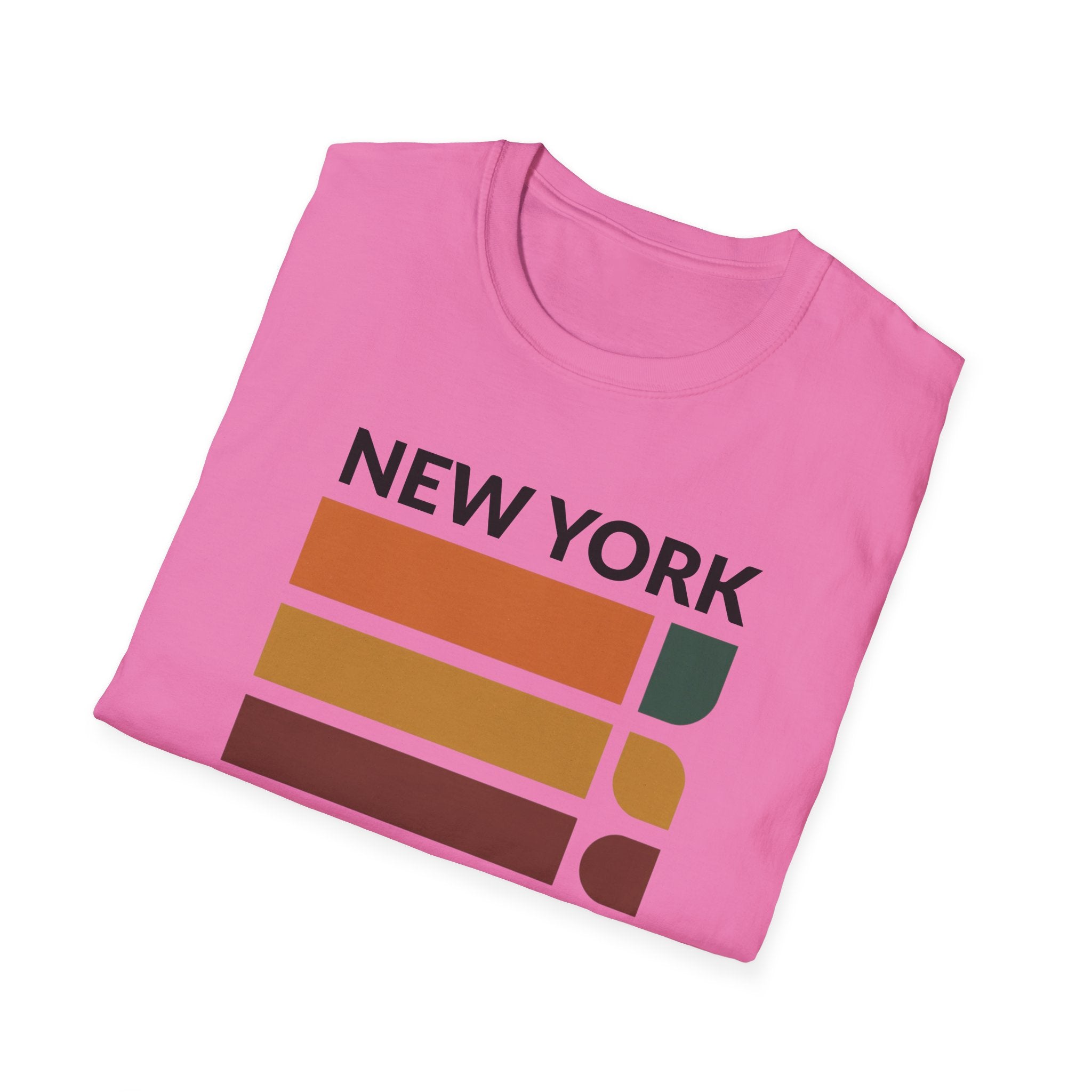 Chicago Retro Stripes T-Shirt | Vintage City Skyline Tee