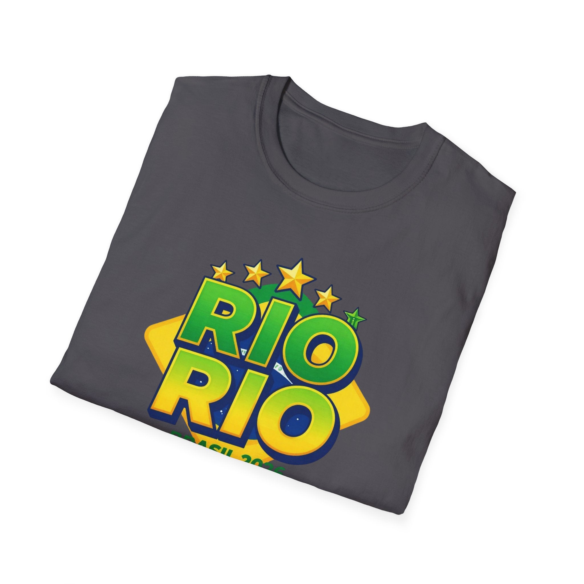 Rio Rio Brasil 2026 T-Shirt — Bright Brazilian Travel Souvenir Tee