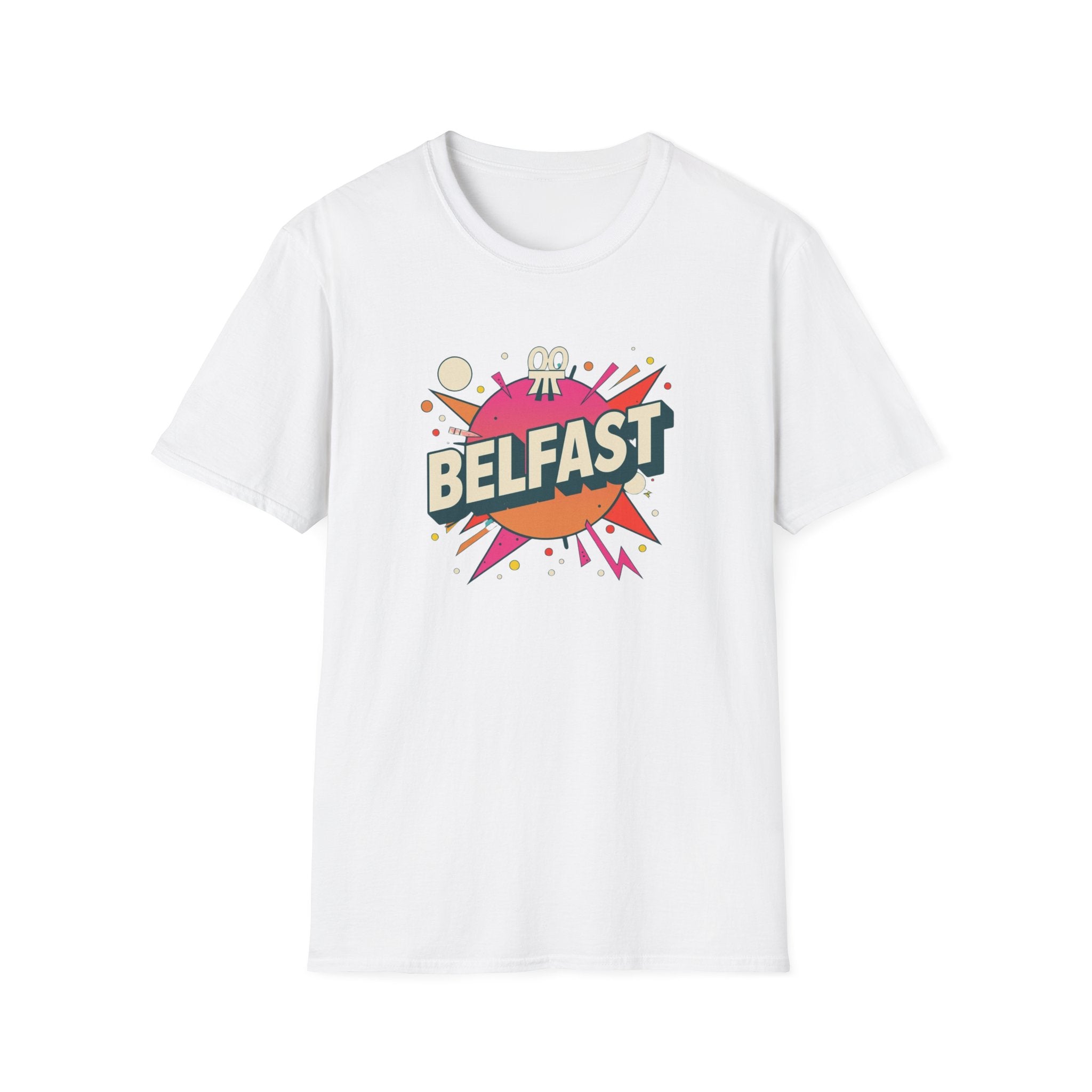 Belfast Retro Pop Art T-Shirt — Vintage City Graphic Tee
