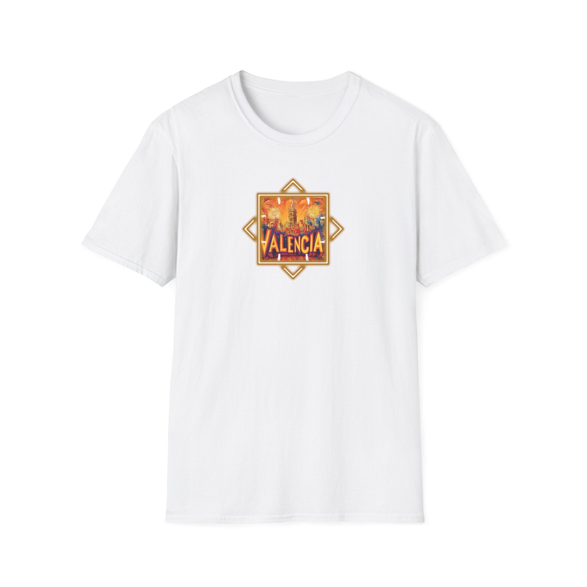 Valencia Sunset Badge T-Shirt | Spanish City Travel Tee