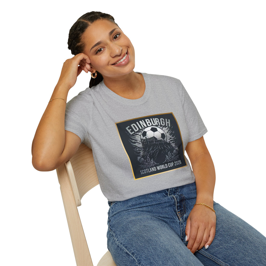 Edinburgh Soccer T-Shirt – Scotland World Cup 2026 Football Tee