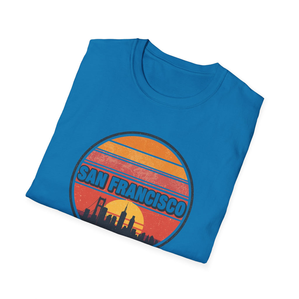 San Francisco Sunset Skyline T-Shirt — Retro Cityscape Tee