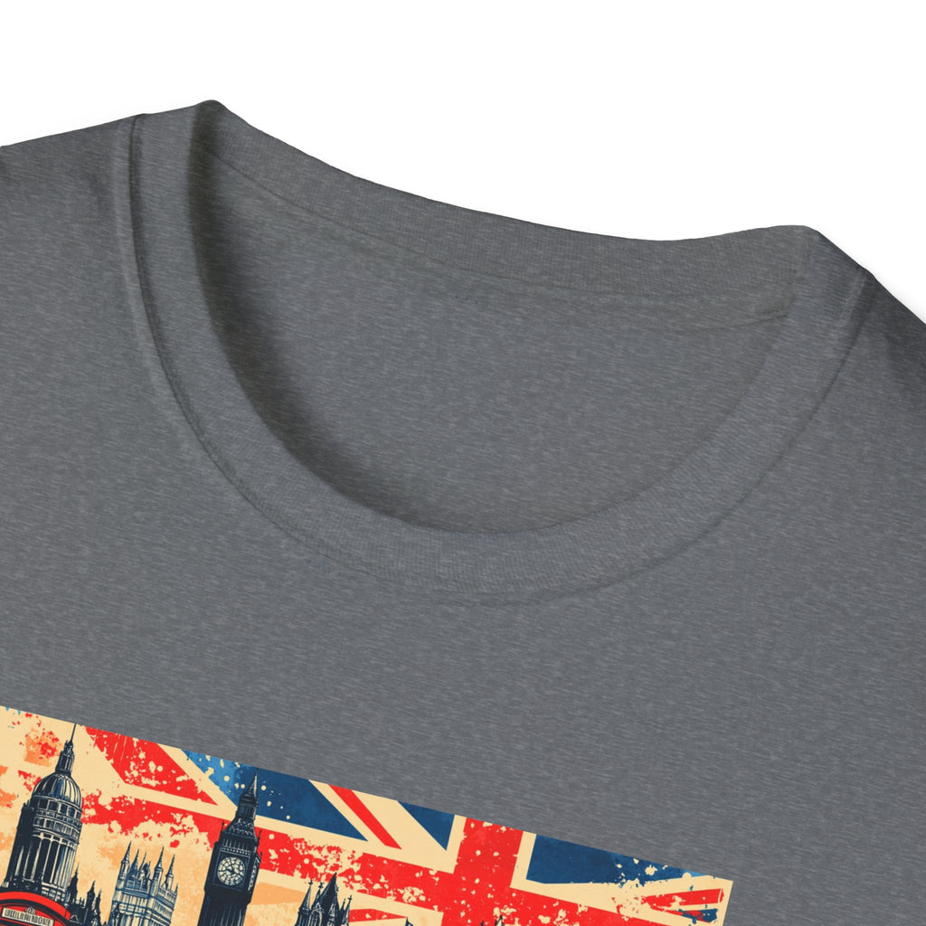 London Skyline Graphic T-Shirt | Union Jack, Tower Bridge, Red Phone Booth