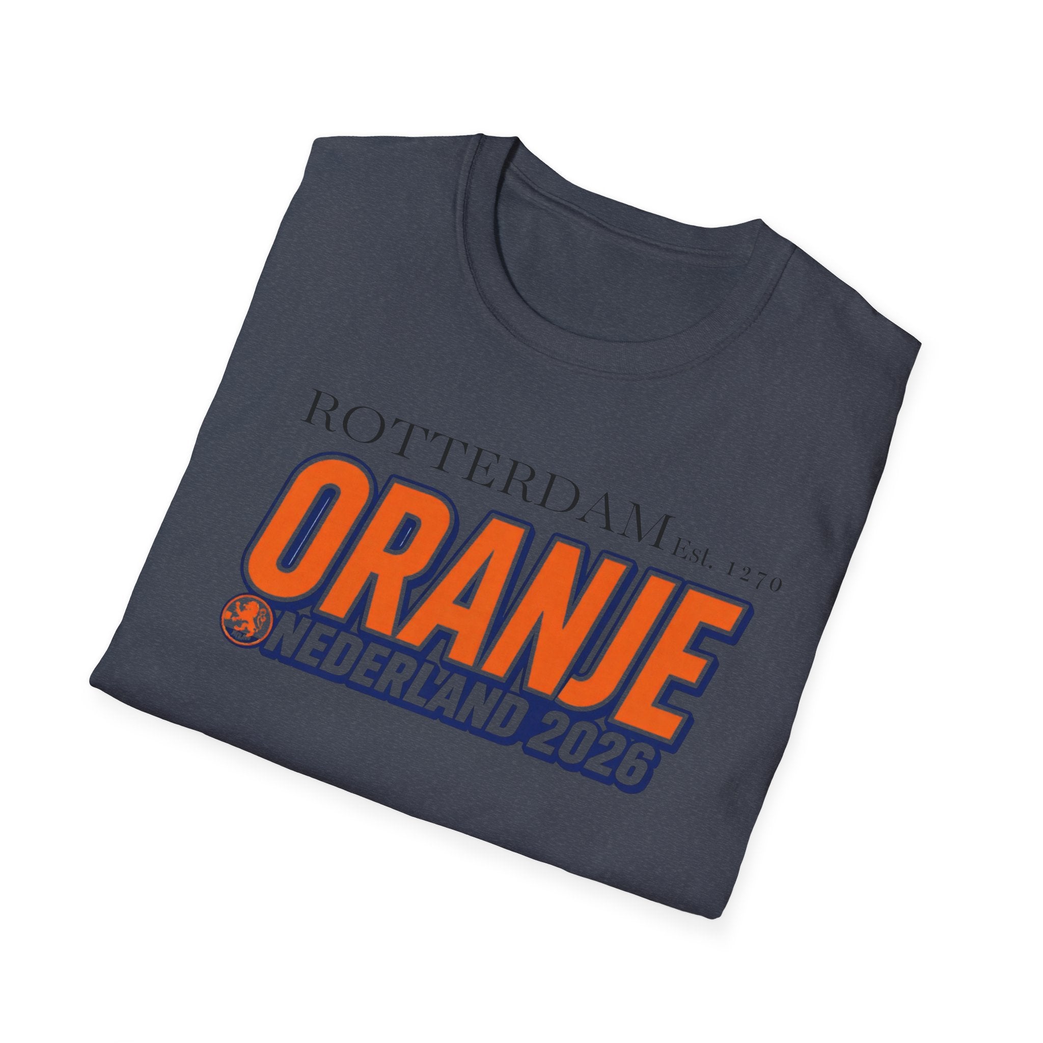 Oranje Nederland 2026 T-Shirt — Rotterdam Football Fan Tee