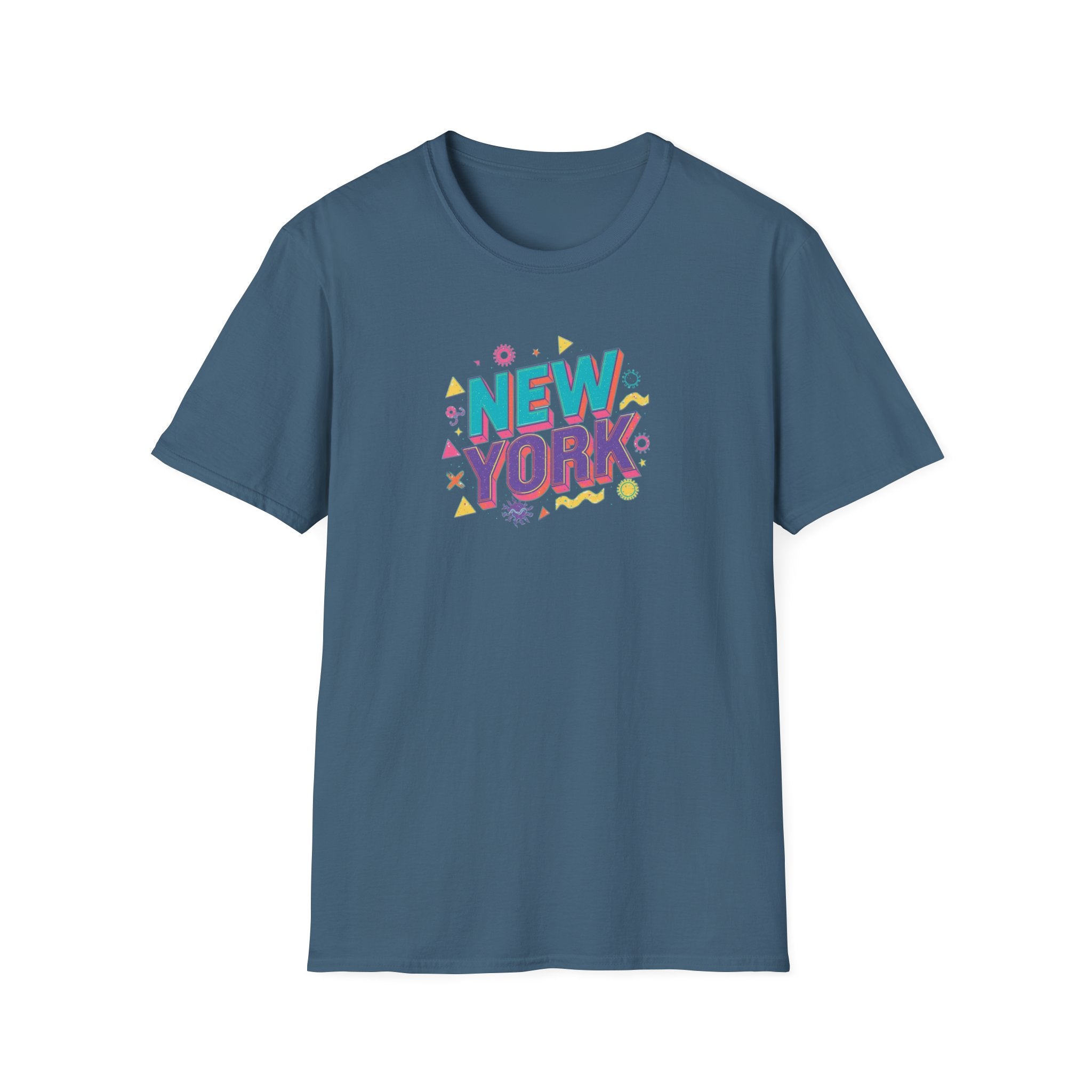 New York colorful typography T-Shirt | city souvenir, retro pop design