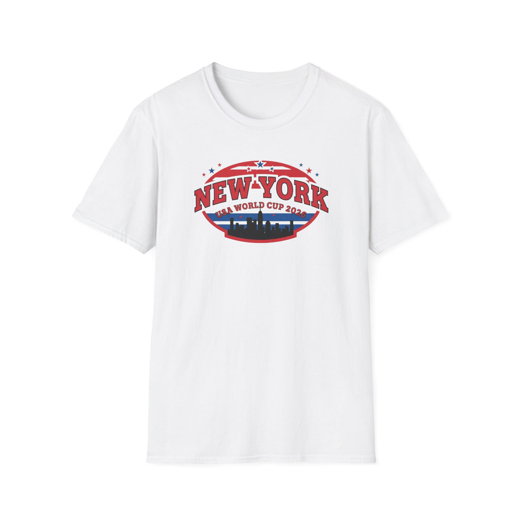 New York World Cup 2026 T-Shirt — Vintage Skyline Soccer Tee