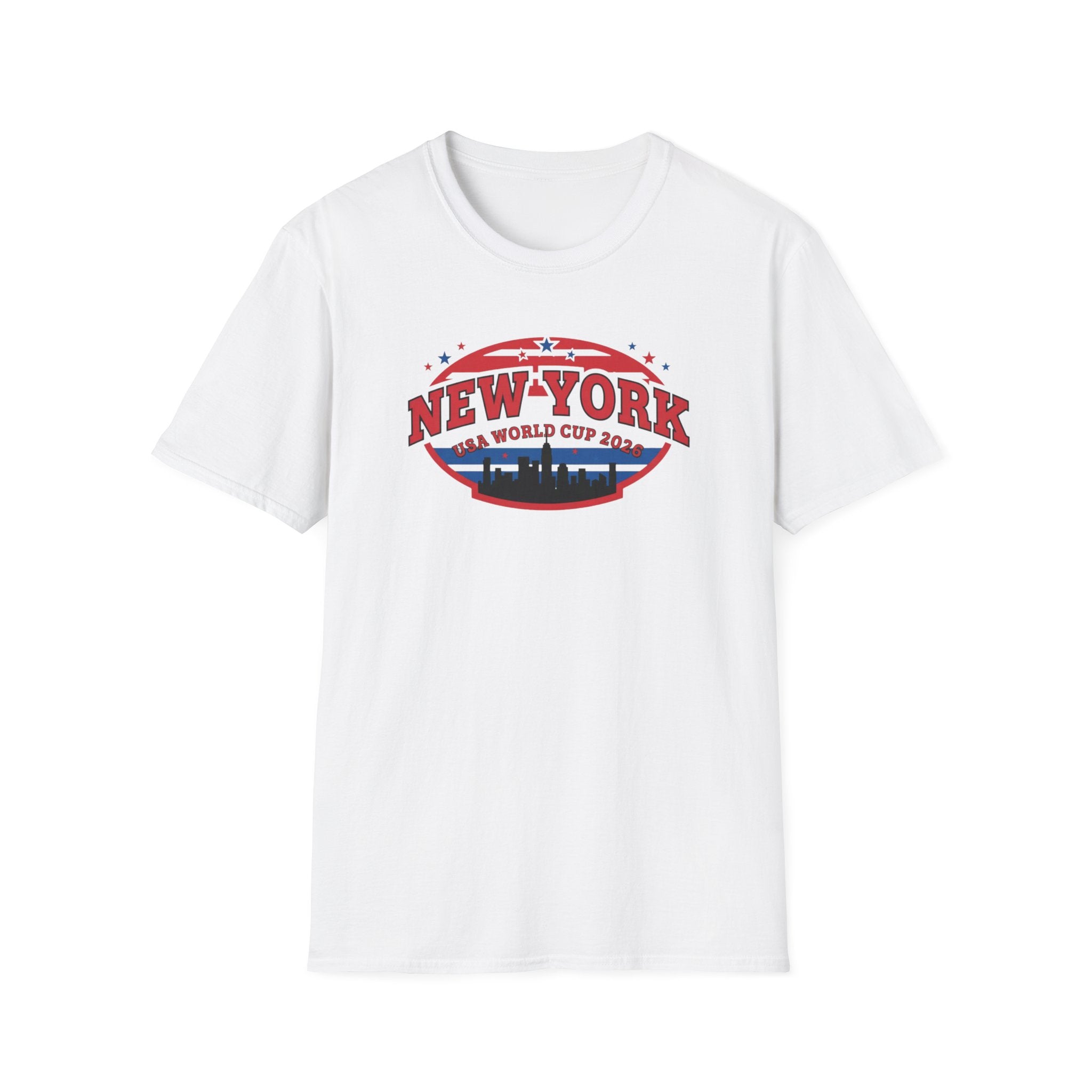 New York World Cup 2026 T-Shirt — Vintage Skyline Soccer Tee