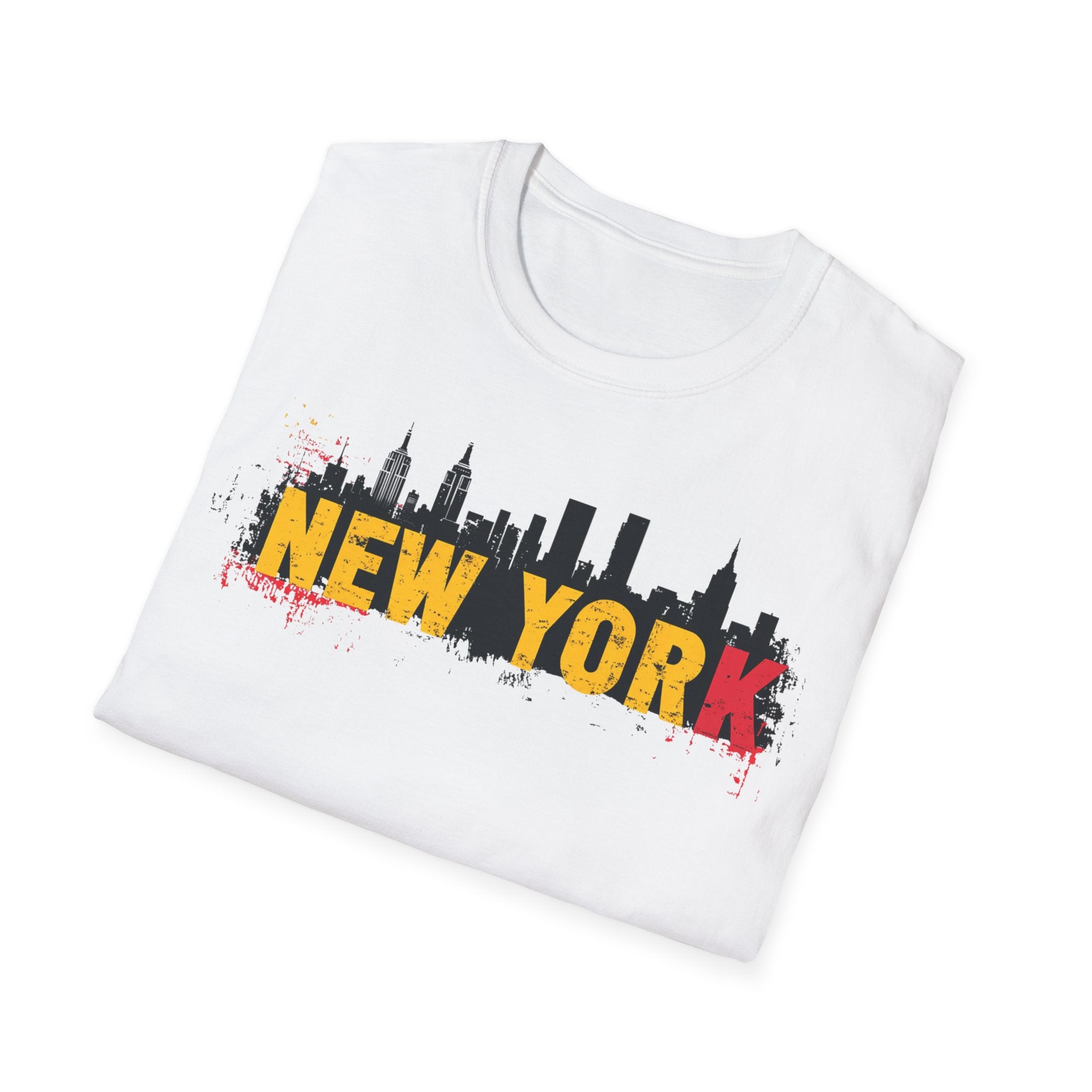 New York skyline graffiti T-Shirt | NYC skyline urban street art