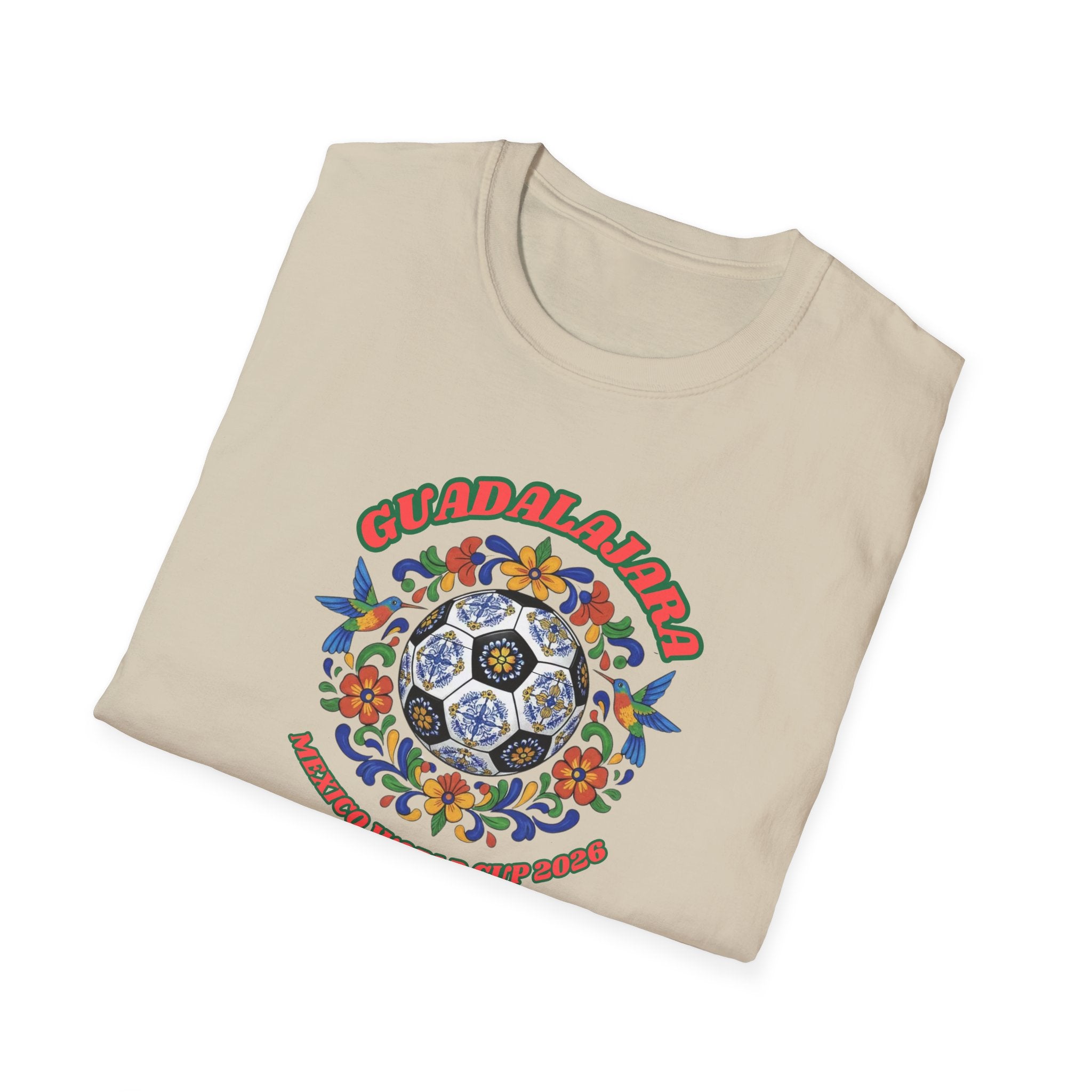 Day of the Dead Floral Soccer T-Shirt – Mexican Calavera Football Design