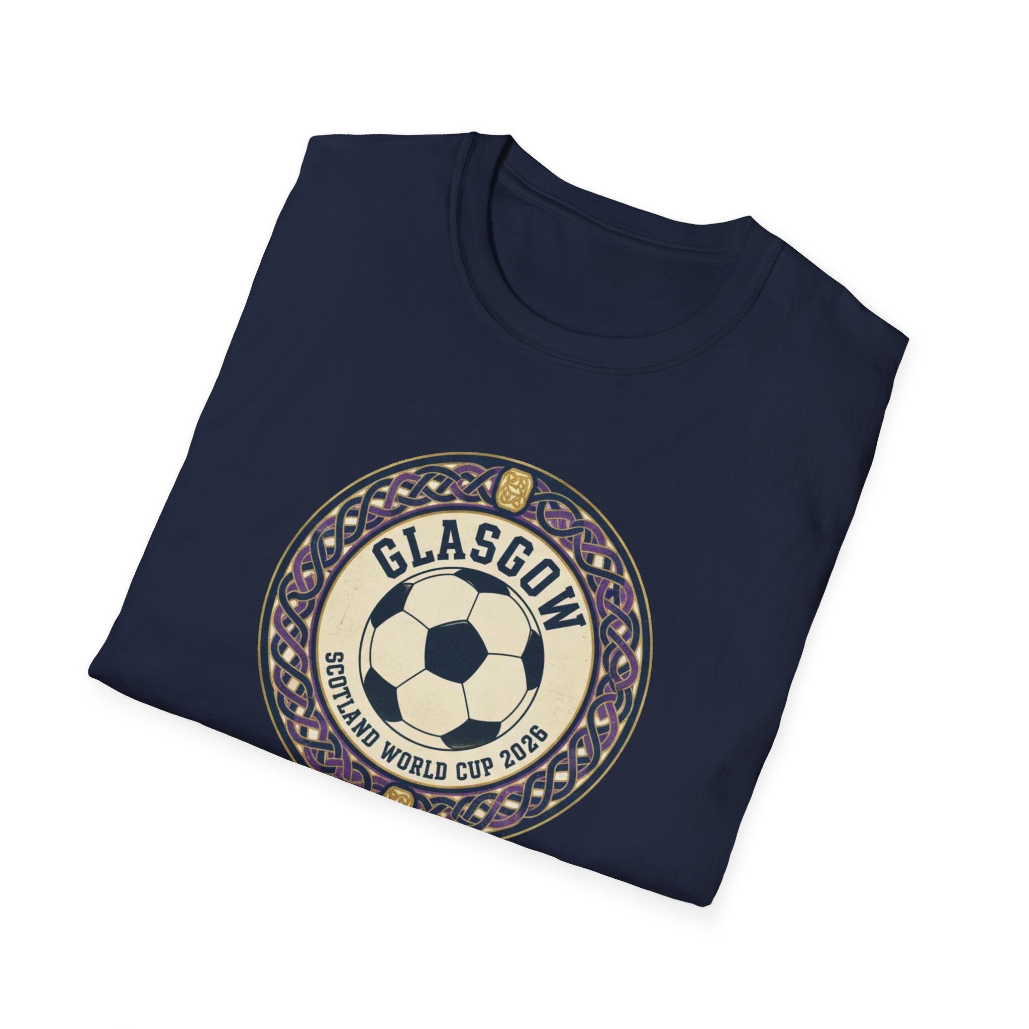 Glasgow Vintage Soccer Badge T-Shirt