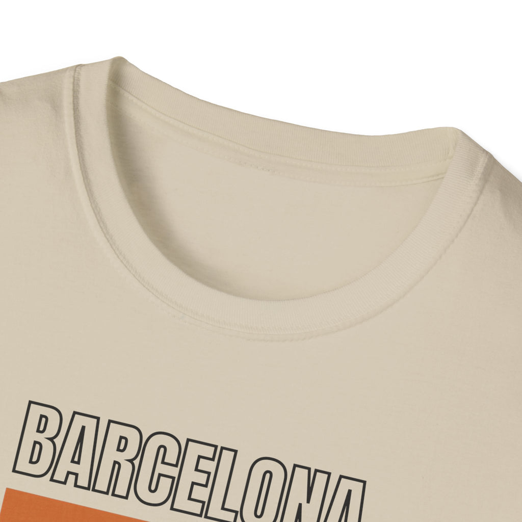 Barcelona retro stripes T-Shirt | vintage travel city tee