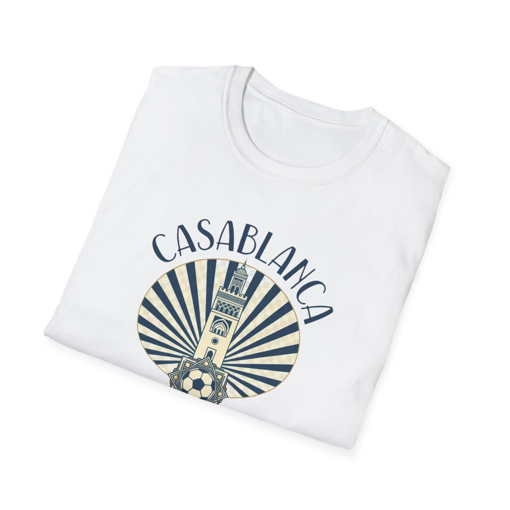 Casablanca Vintage Travel T-Shirt — Morocco World Cup 2026 Souvenir