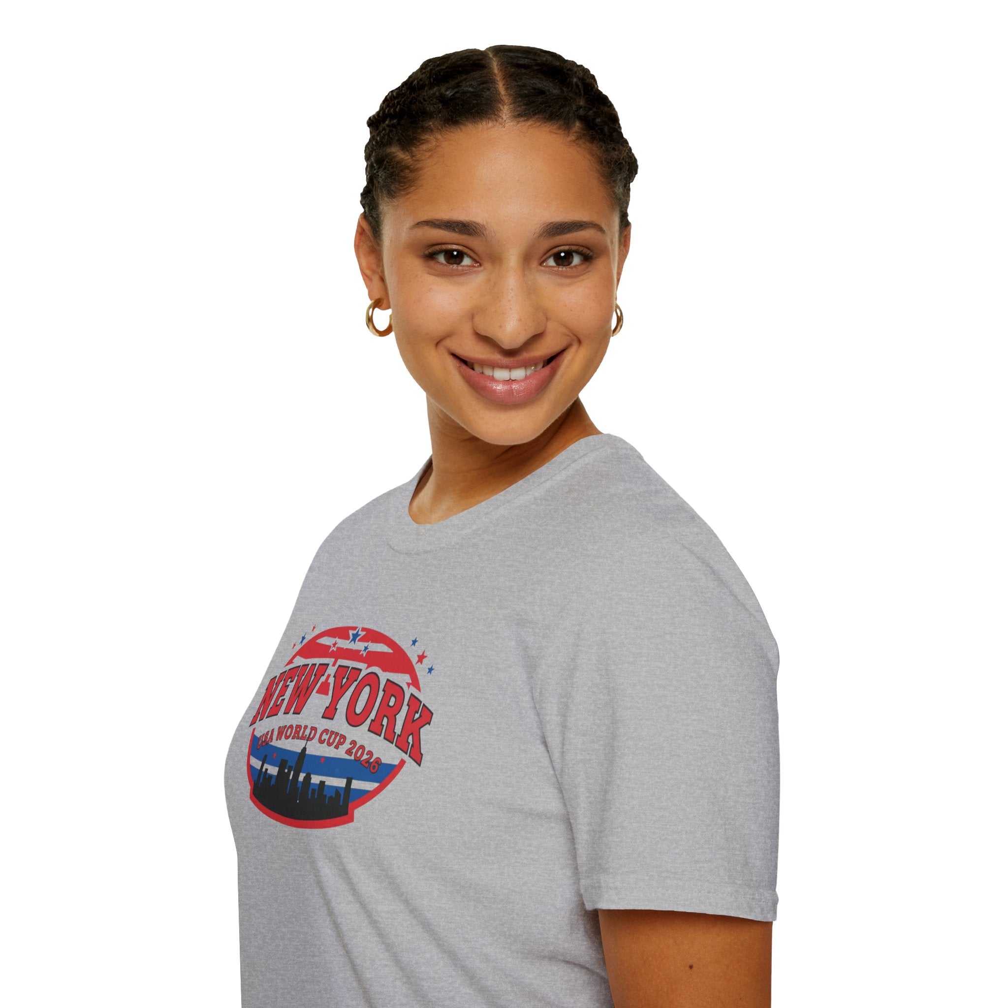 New York World Cup 2026 T-Shirt — Vintage Skyline Soccer Tee