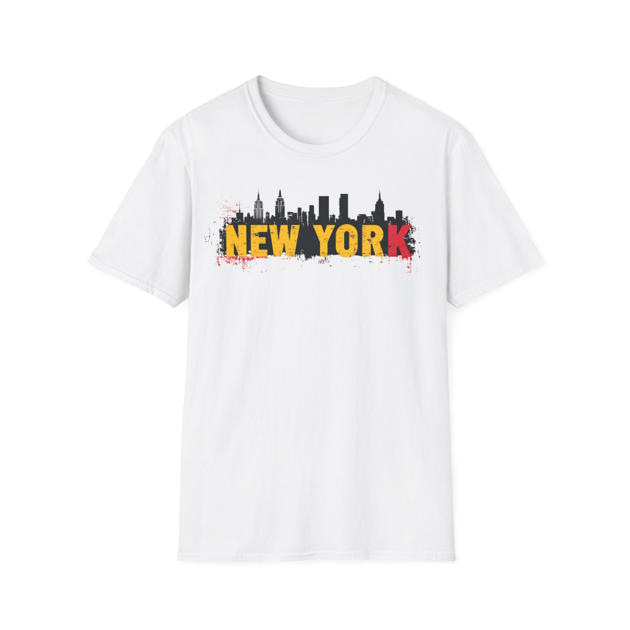 New York skyline graffiti T-Shirt | NYC skyline urban street art