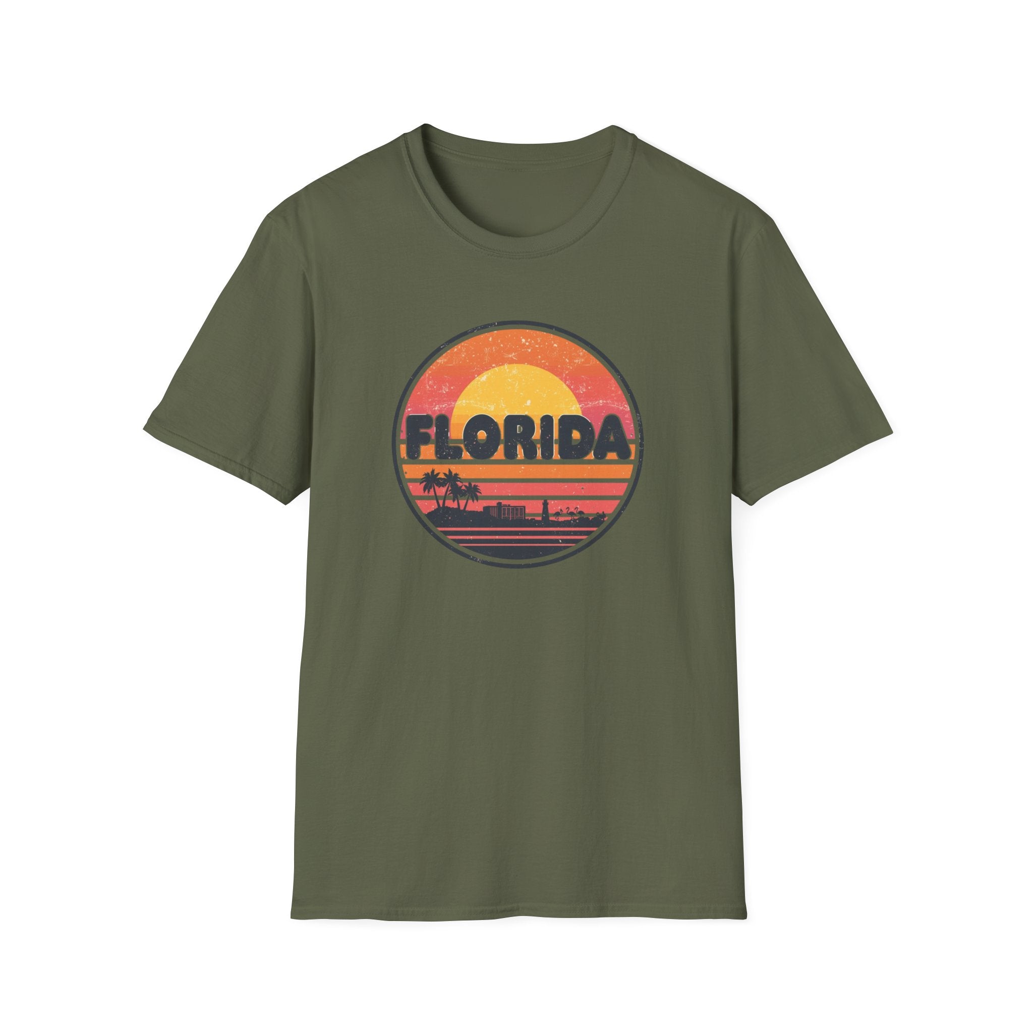 Florida Sunset T-Shirt — Vintage Beach Graphic Tee