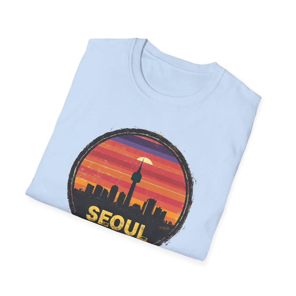 Seoul Sunset Skyline T-Shirt