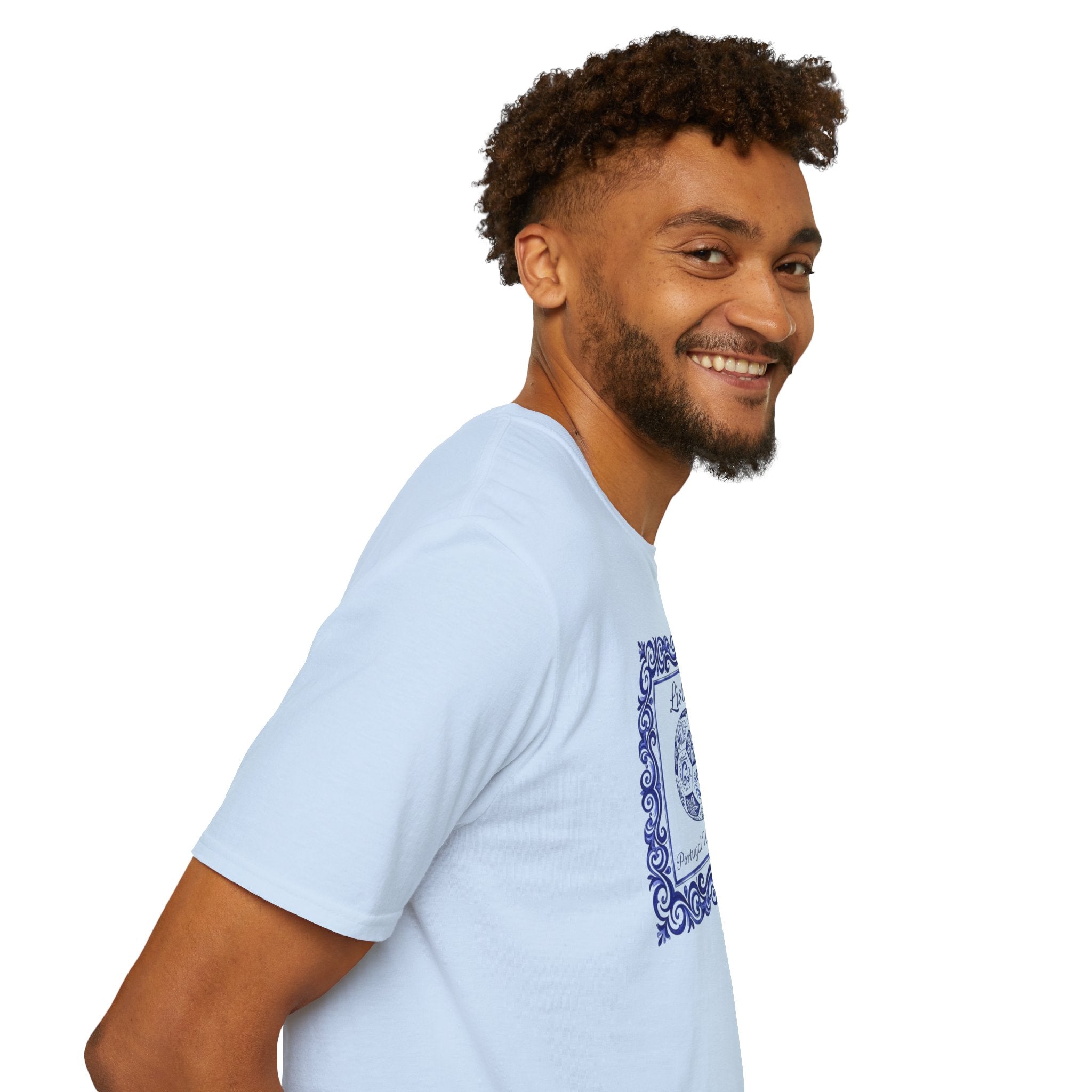 Lisboa Azulejo T-Shirt — Portuguese Tile Vintage Travel Tee