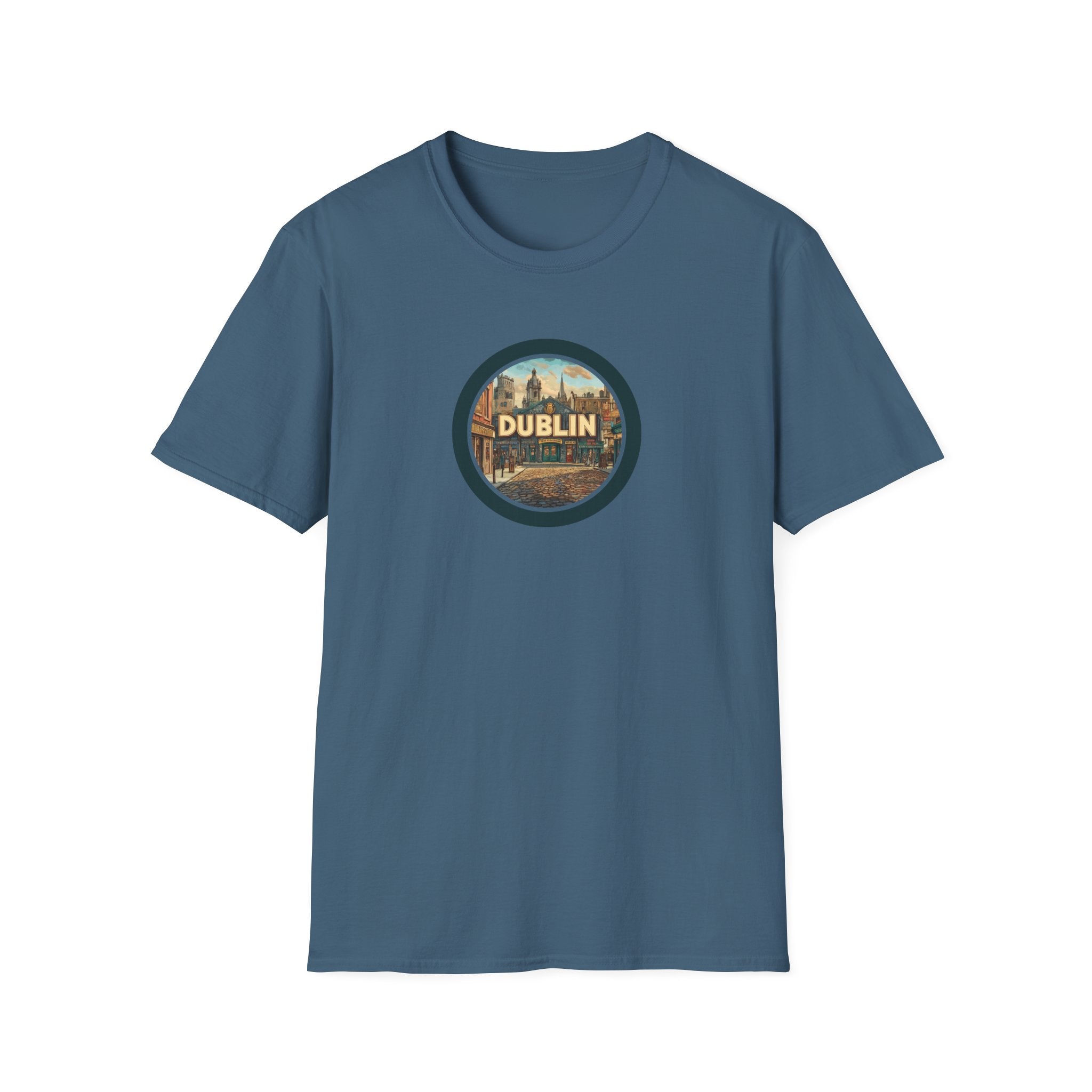 Dublin Vintage Cityscape T-Shirt | Ireland Travel Souvenir