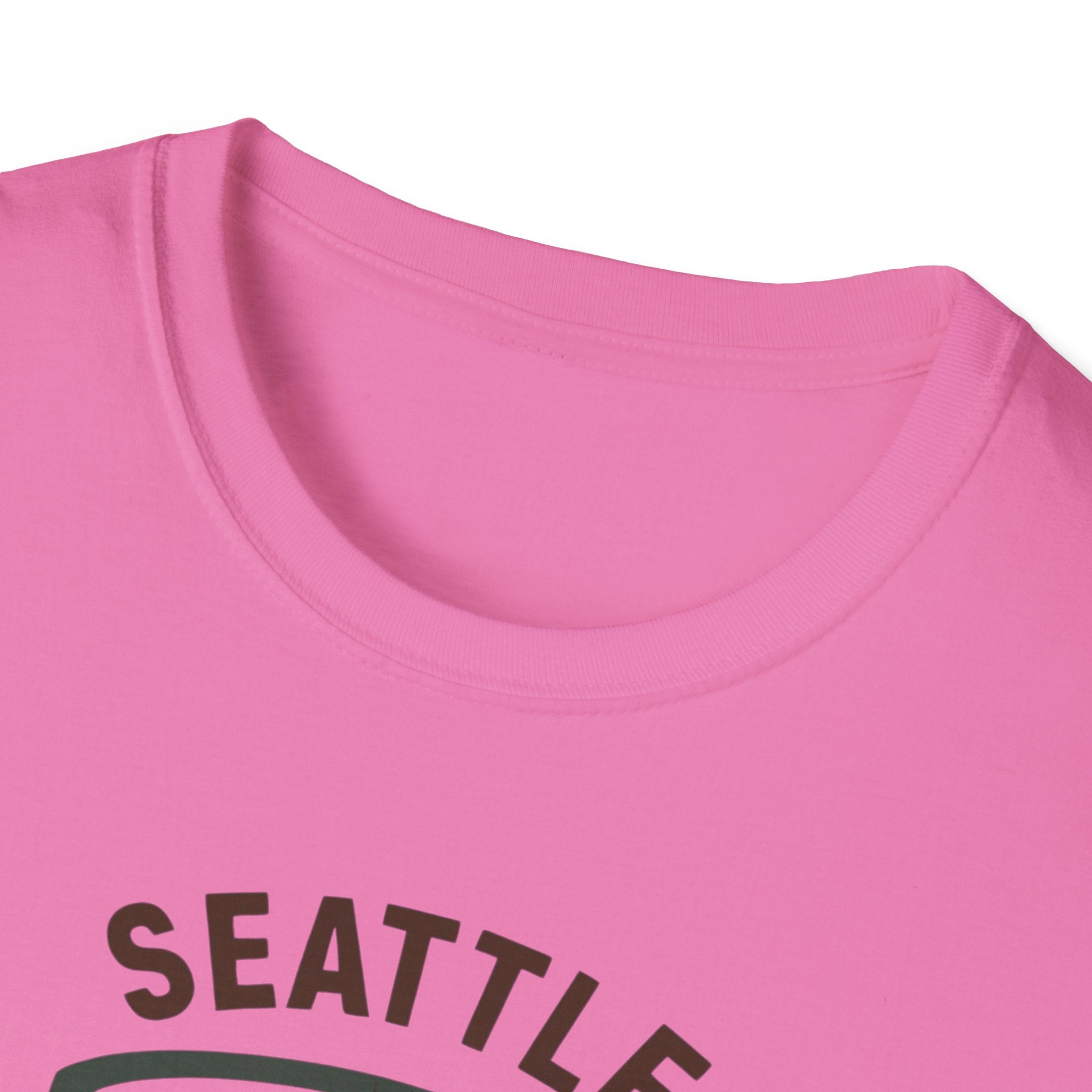 Seattle Coffee City T-Shirt — "This City Runs on Caffeine and Chaos"