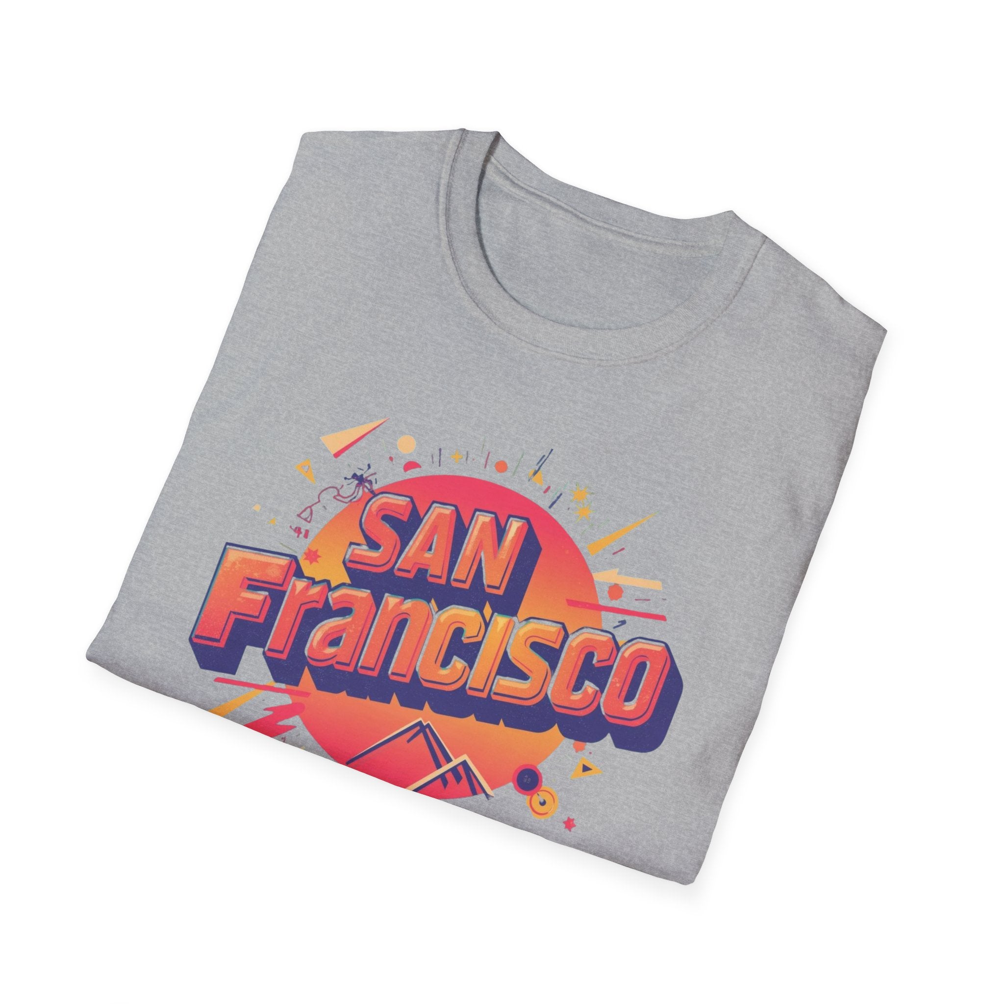San Francisco Retro Sunset T-Shirt — Vintage City Skyline Tee