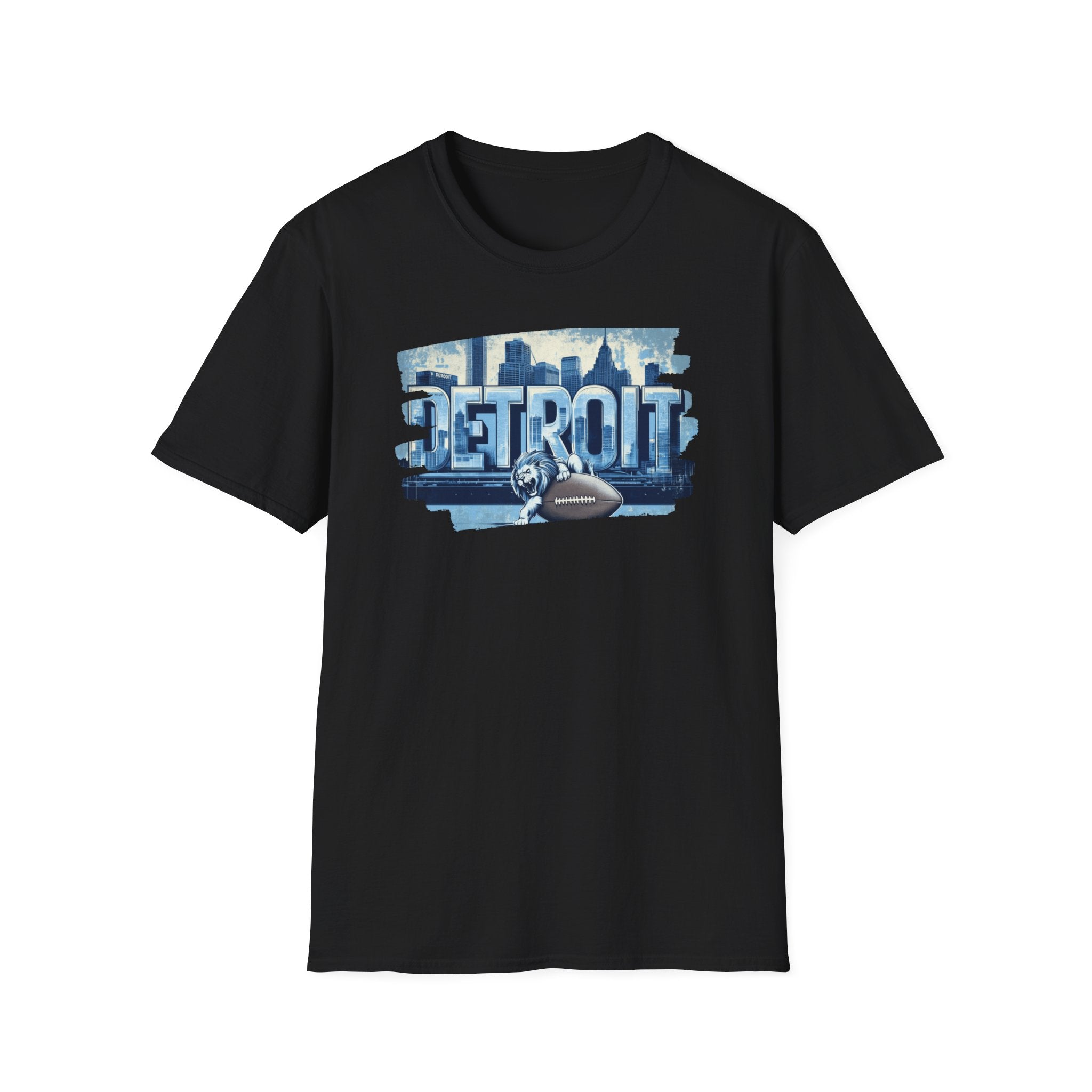 Detroit Skyline Graphic Tee | Detroit City Map, Urban Motor City