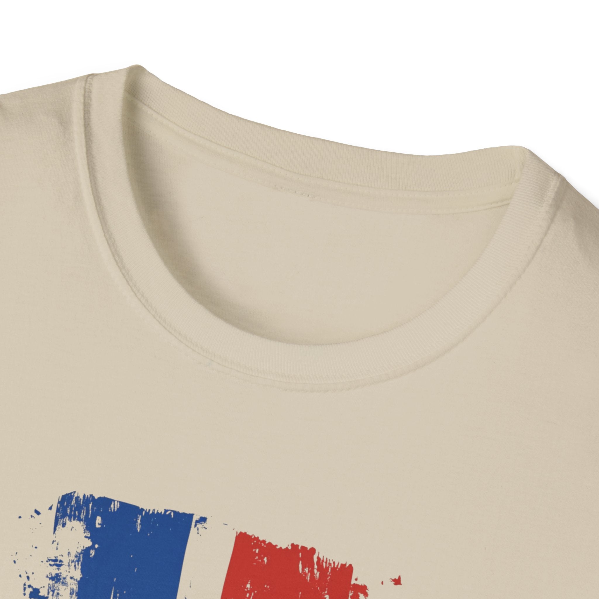 Allez Les Bleus T-Shirt | French Flag Grunge Football Soccer Shirt